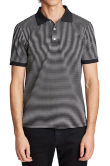  Funday Dots Polo - Black & White