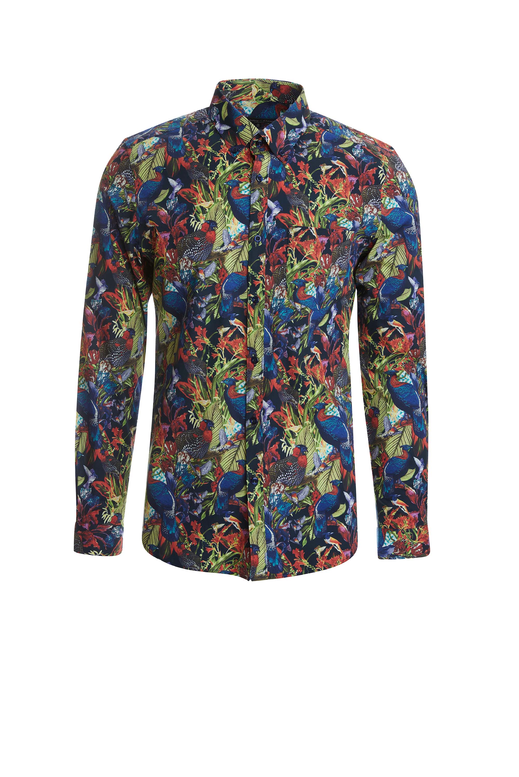 Brian Button Down Shirt - Peacock
