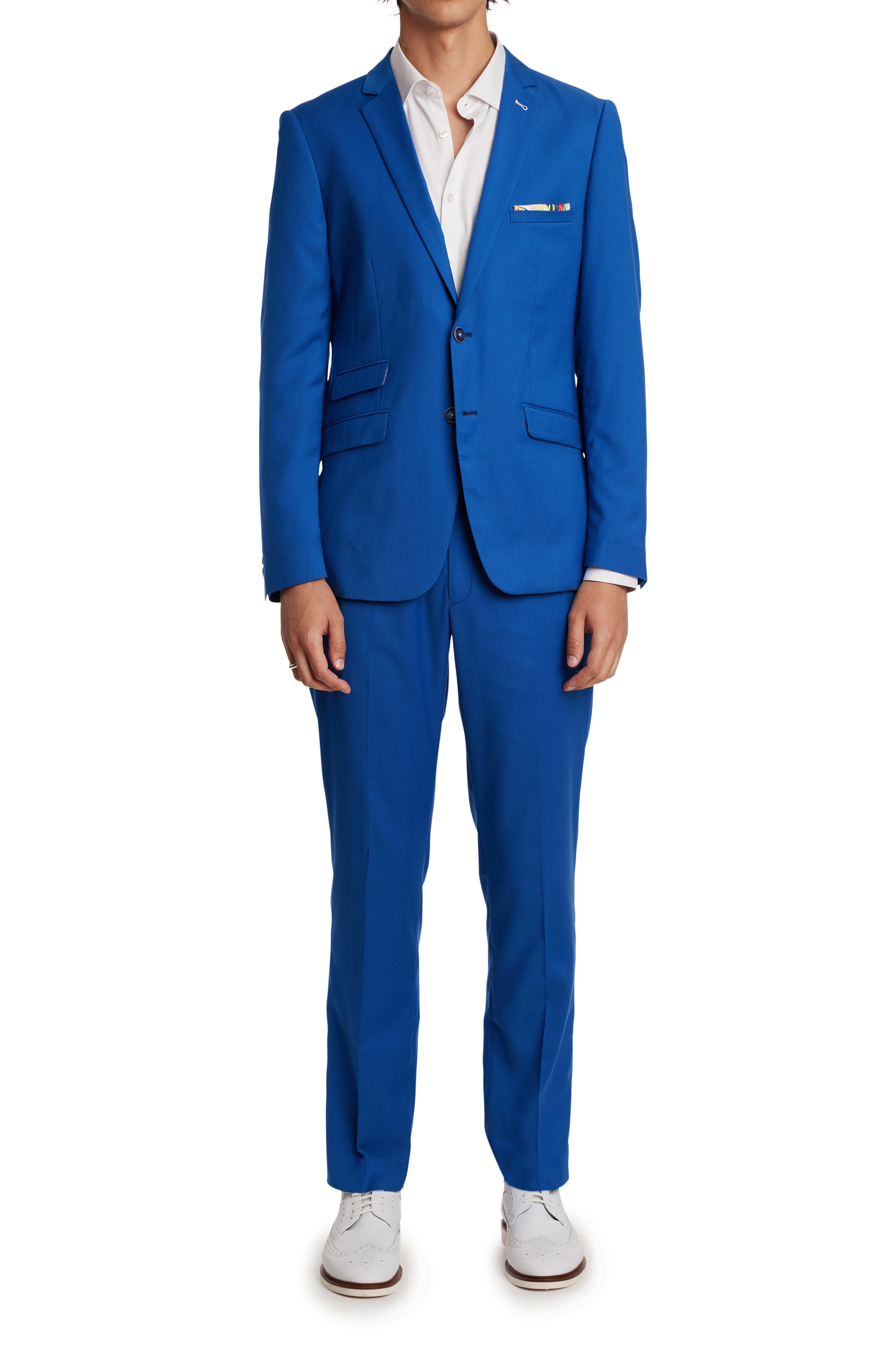 Downing Pants - slim - Bright Royal