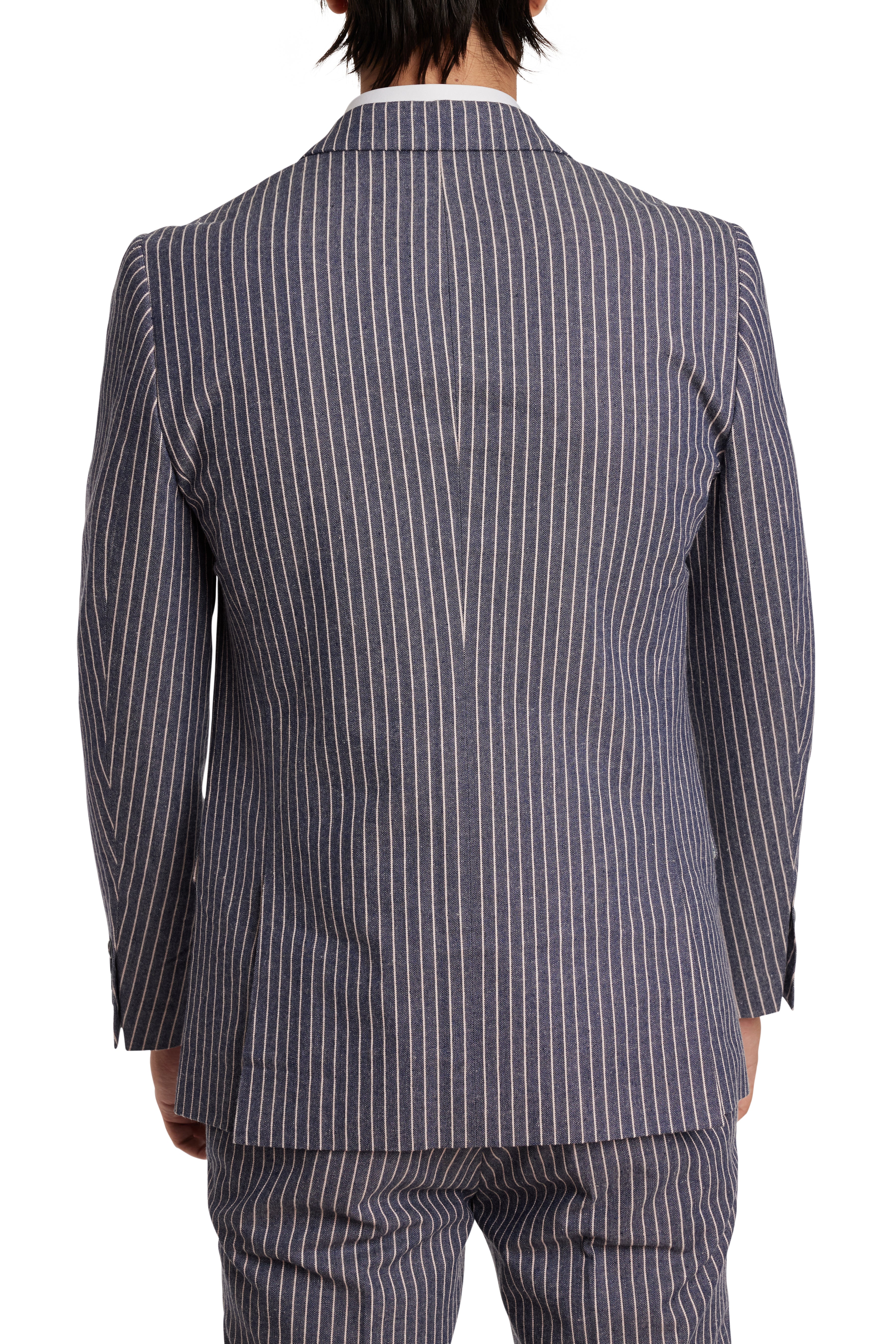 Ashton Peak Jacket - slim - Blue Pink Stripe