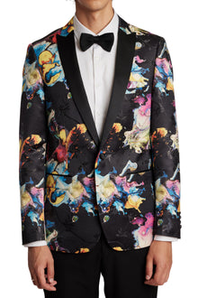  Grosvenor Peak Tux Jacket - slim - Bright Multi