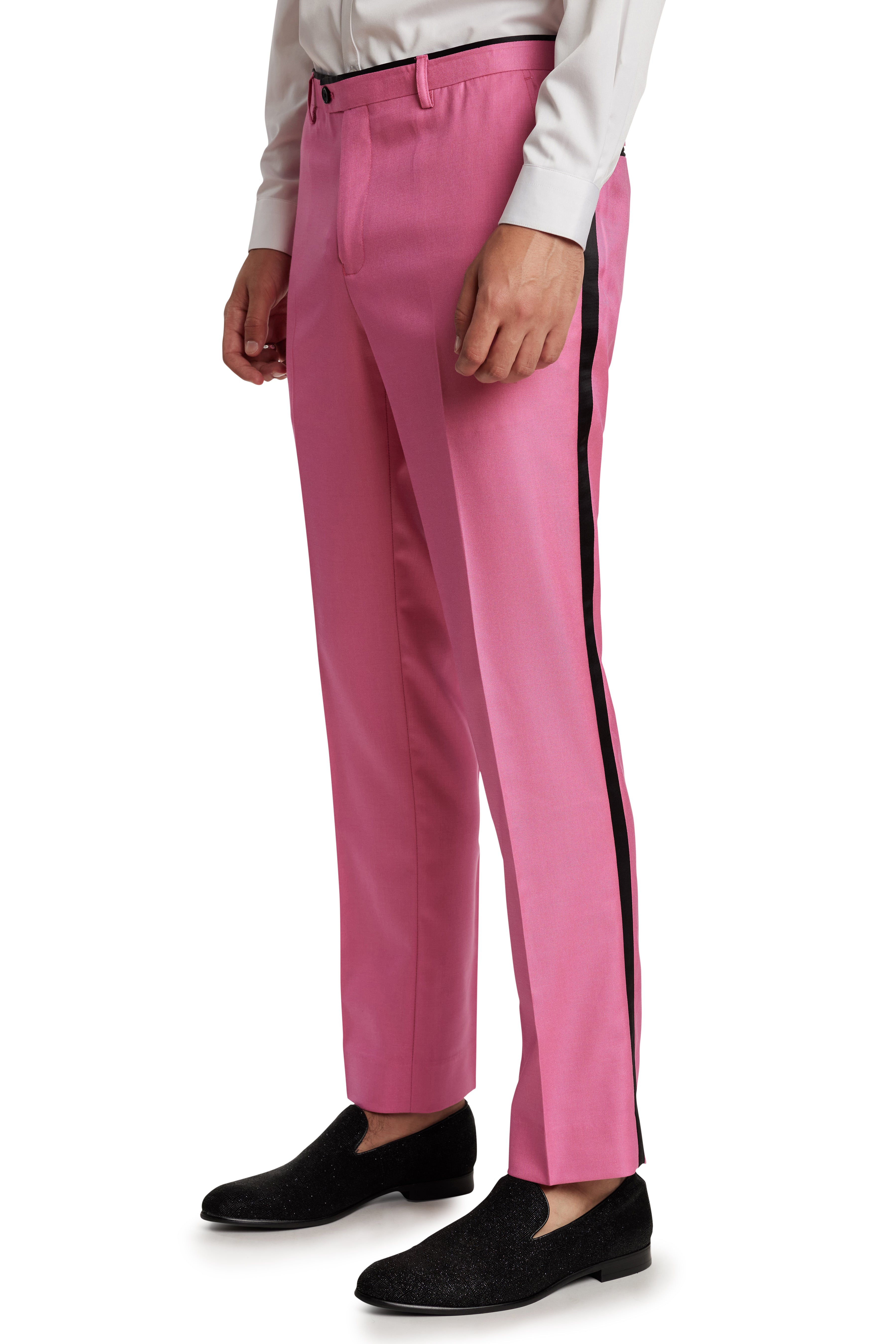 Sloane Tux Pants - slim - Hot Pink
