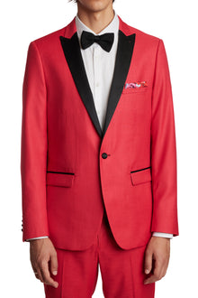  Grosvenor Peak Tux Jacket - slim - Really Red