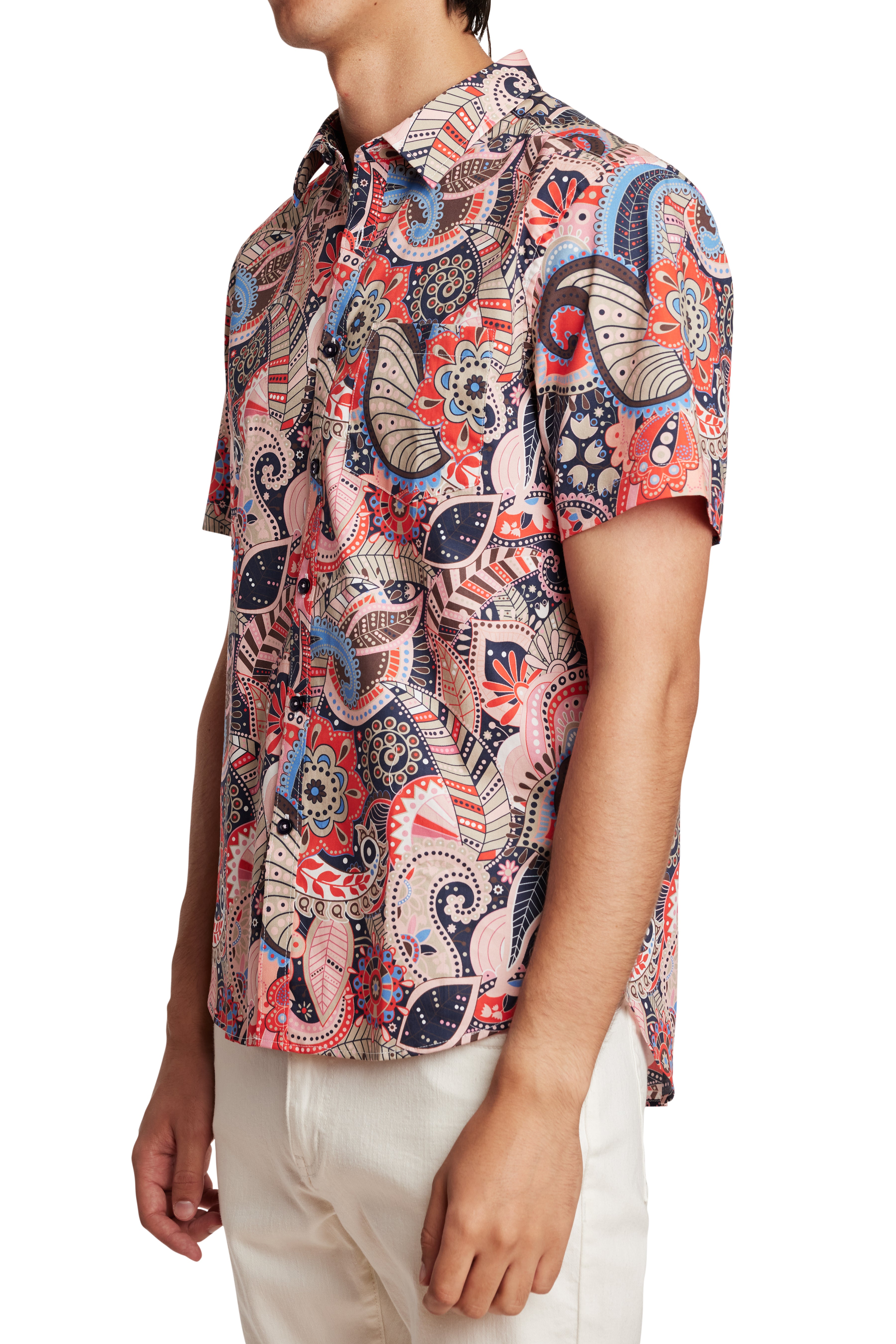 Soleil S/S Shirt - Pink Multi