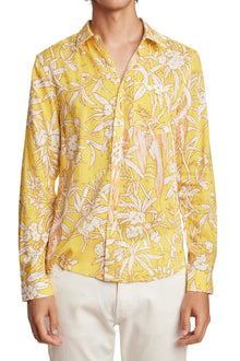  Cabo Shirt - Yellow Tropical