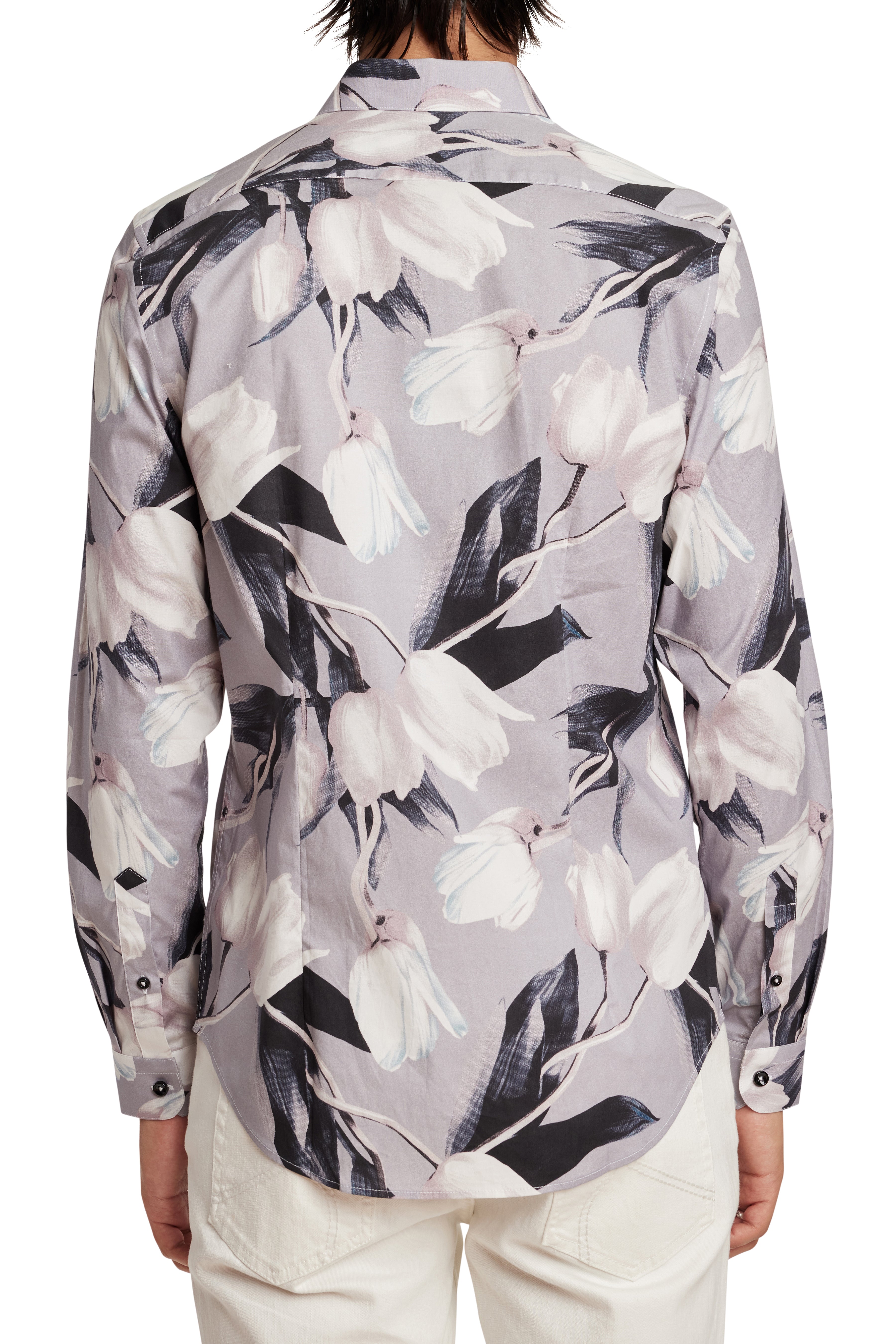 Samuel Spread Collar Shirt - Tulips
