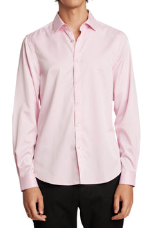  Samuel Spread Collar Shirt - Pink Peony