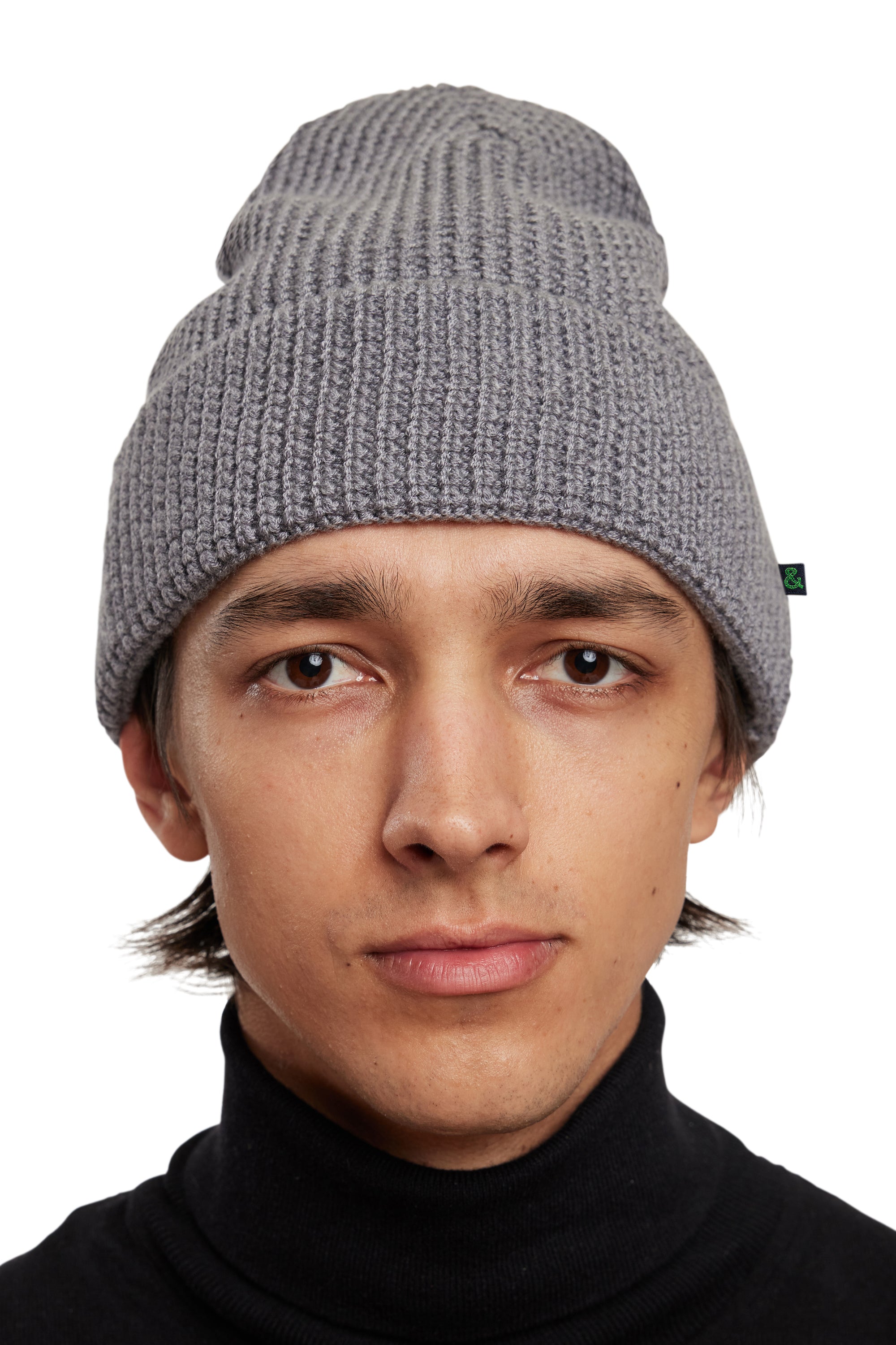 Cam Waffle Beanie - Heather Grey