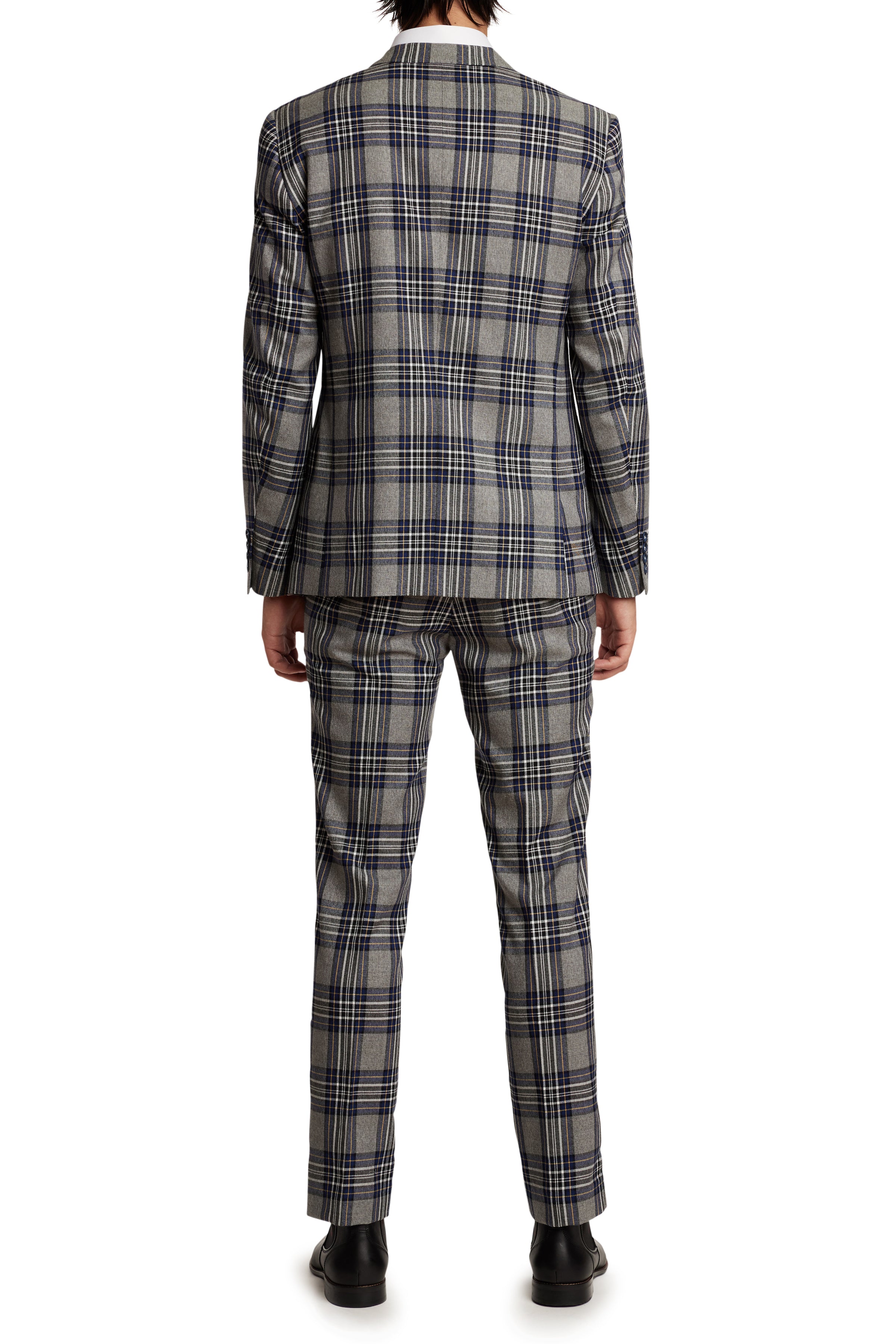 Dover Notch Jacket - slim - Pewter Tartan