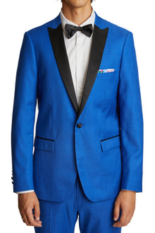  Grosvenor Peak Tux Jacket - slim - Royal Blue
