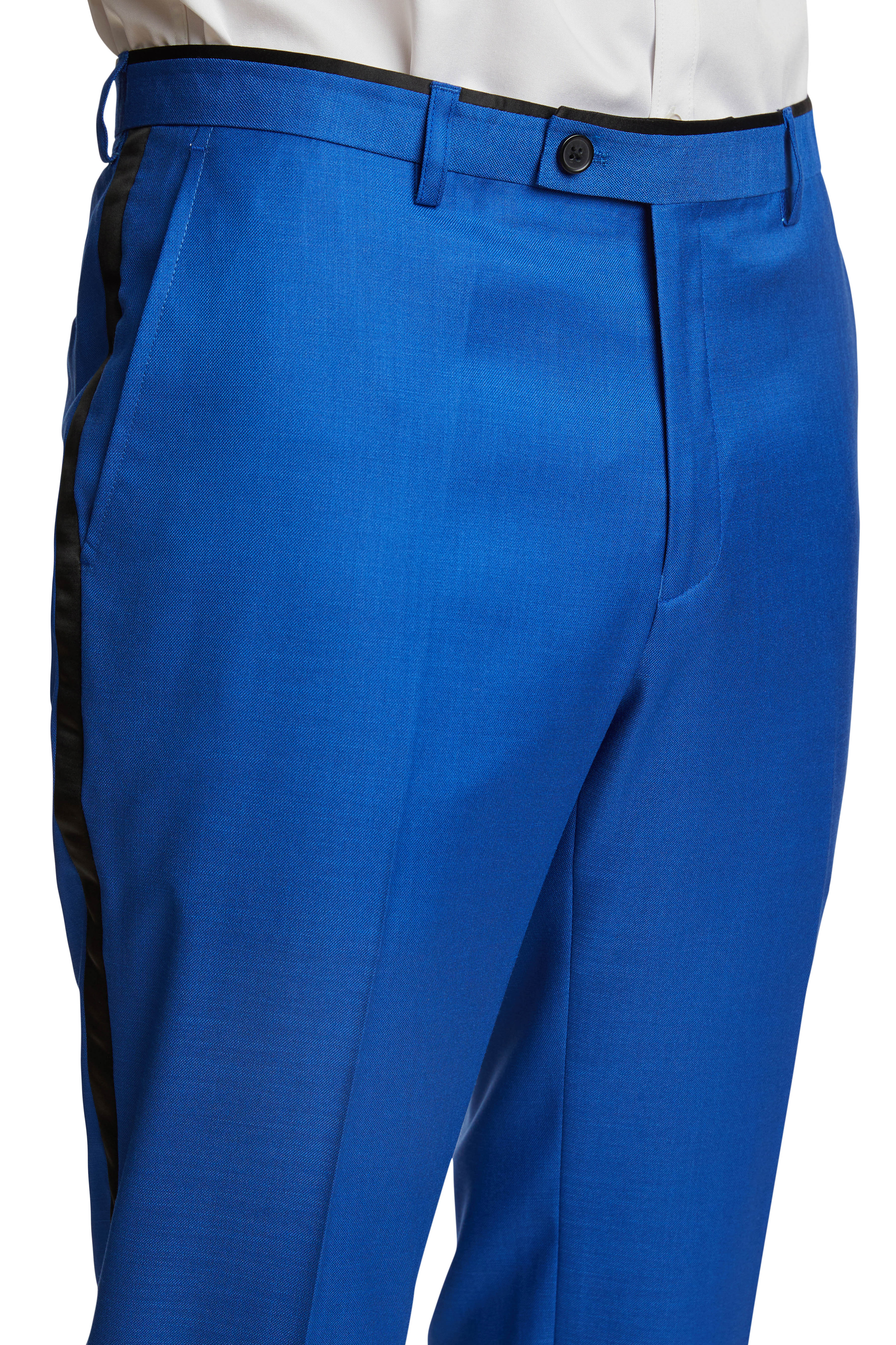 Sloane Tux Pants - slim - Royal Blue