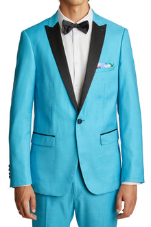  Grosvenor Peak Tux Jacket - slim - Turquoise