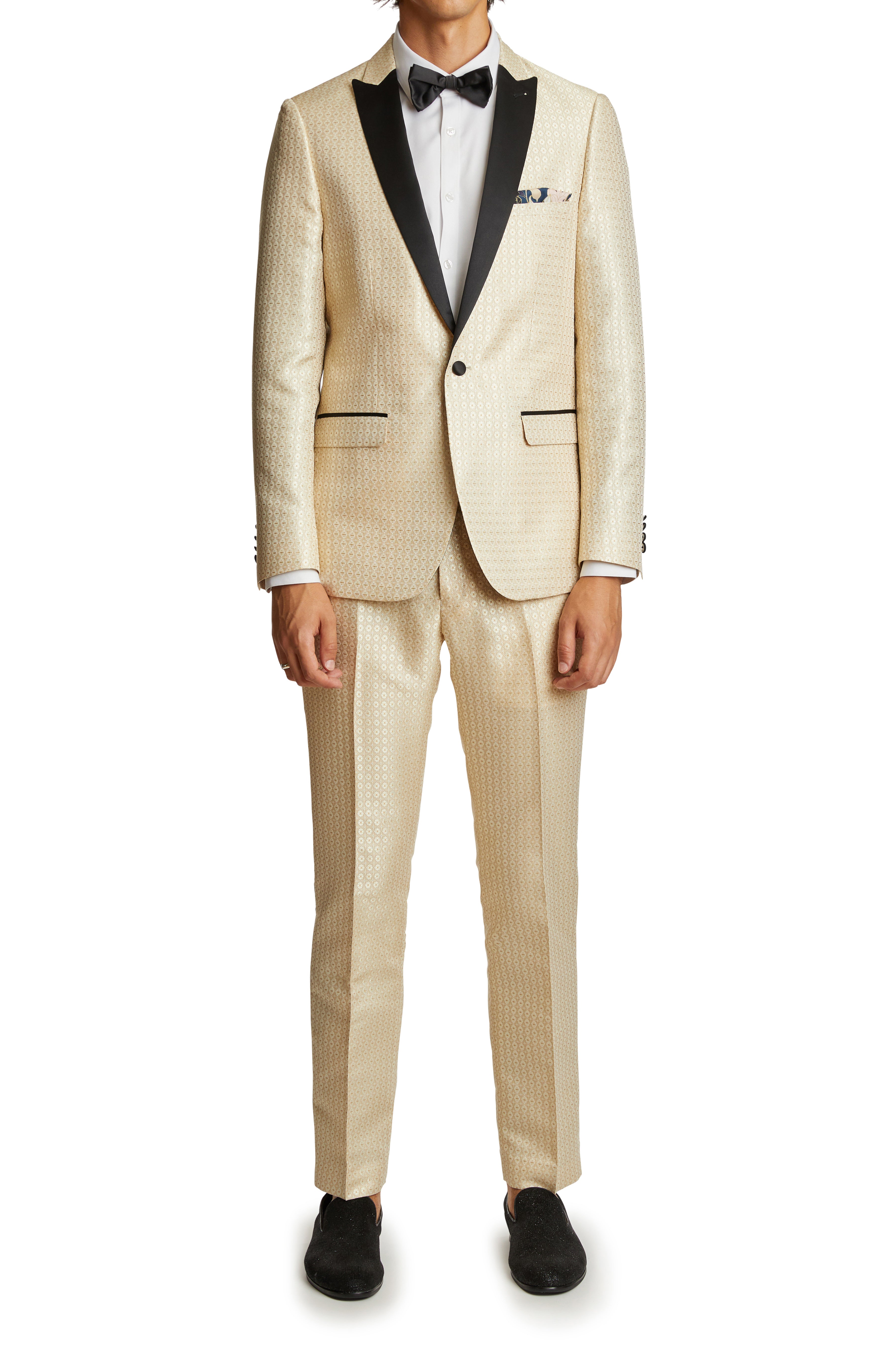 Sloane Tux Pants - slim - Golden Dream