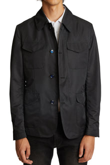  City 4 Pocket Jacket - slim - Black Nylon