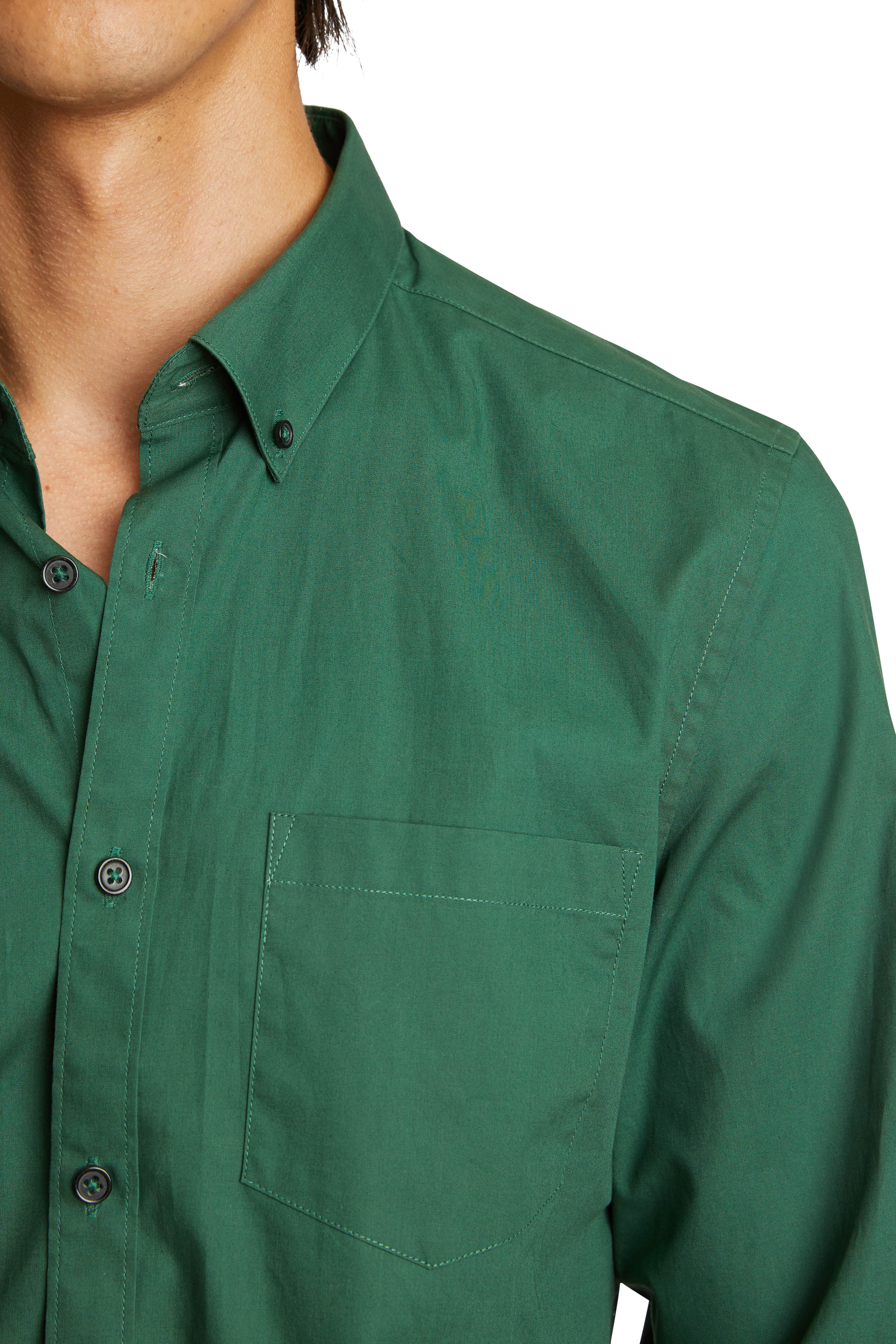 Brian Button Down Shirt - Greenery