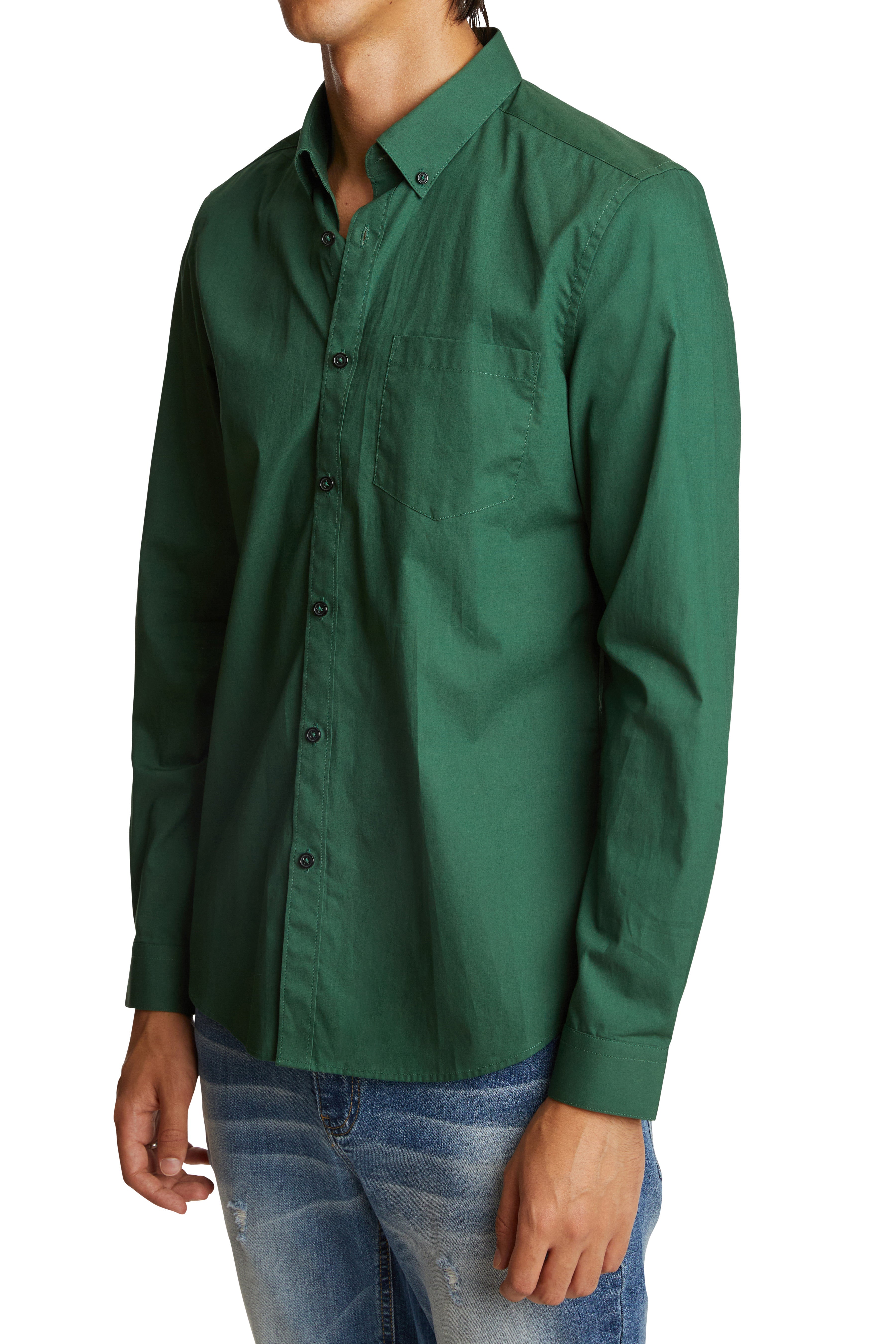 Brian Button Down Shirt - Greenery