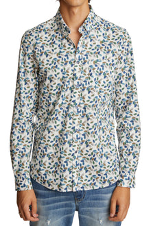 Brian Button Down Shirt - Snow Leaf