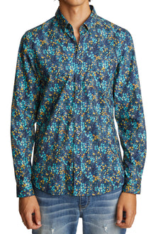  Brian Button Down Shirt - Night Leaf