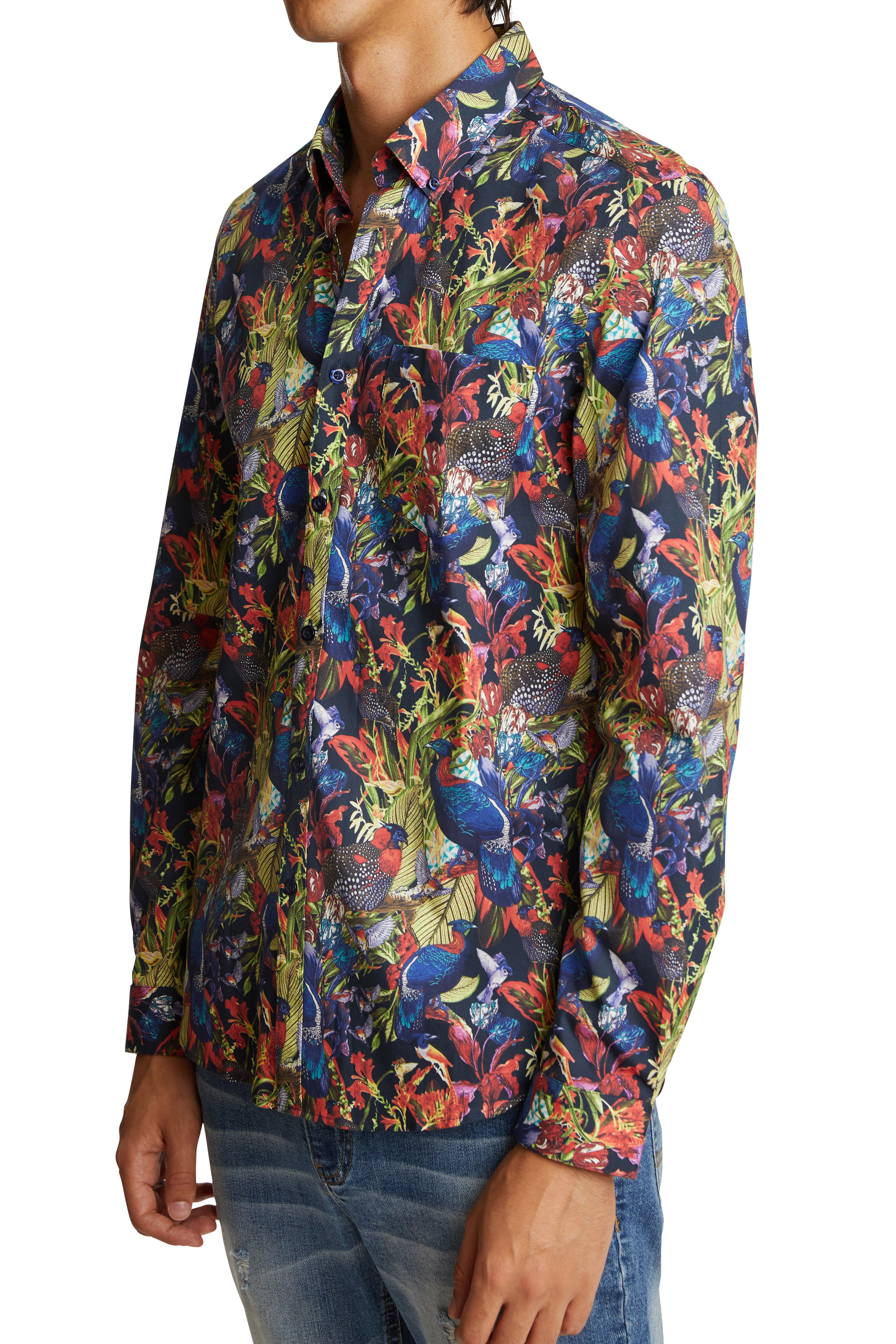 Brian Button Down Shirt - Peacock