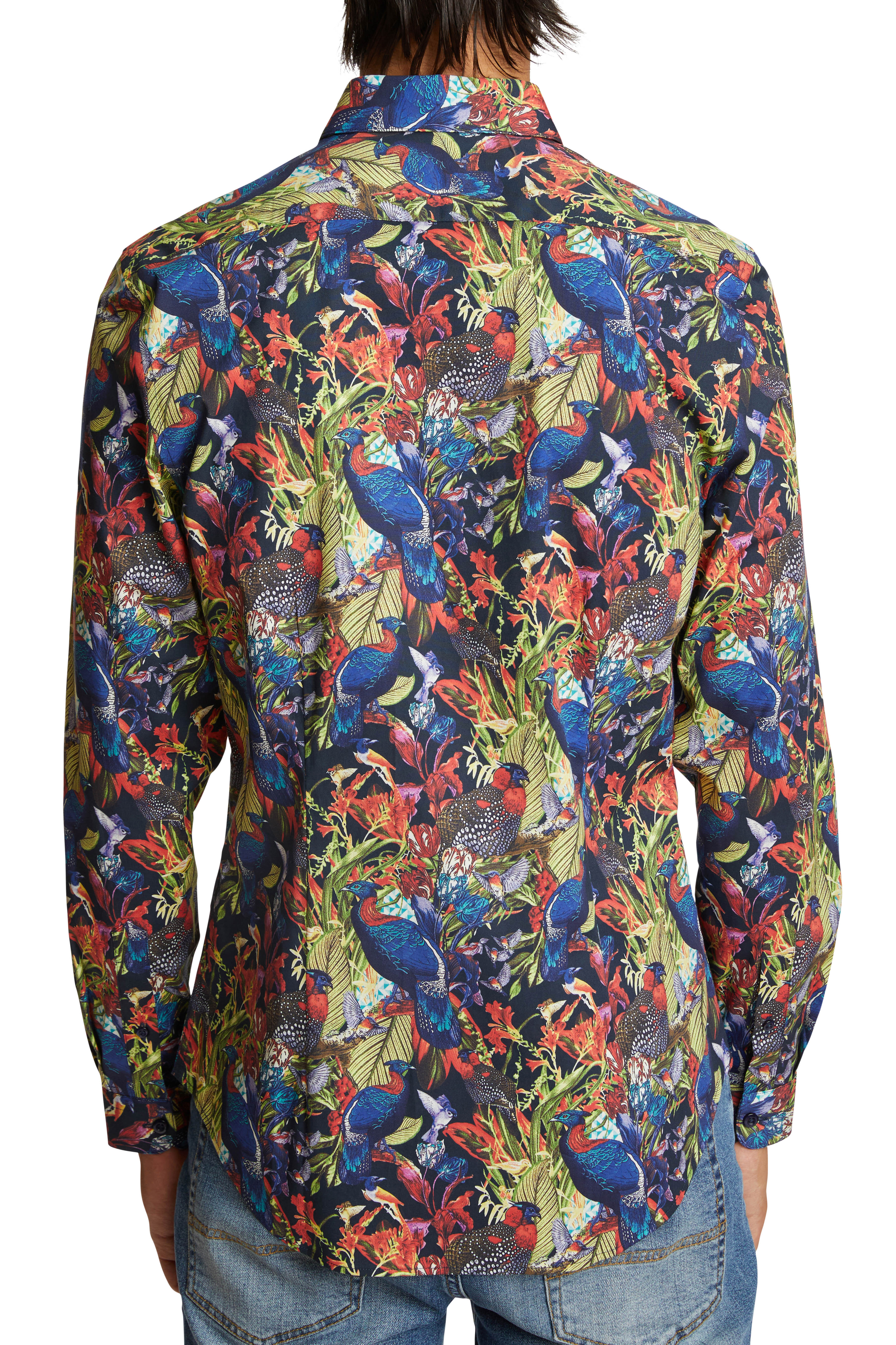Brian Button Down Shirt - Peacock