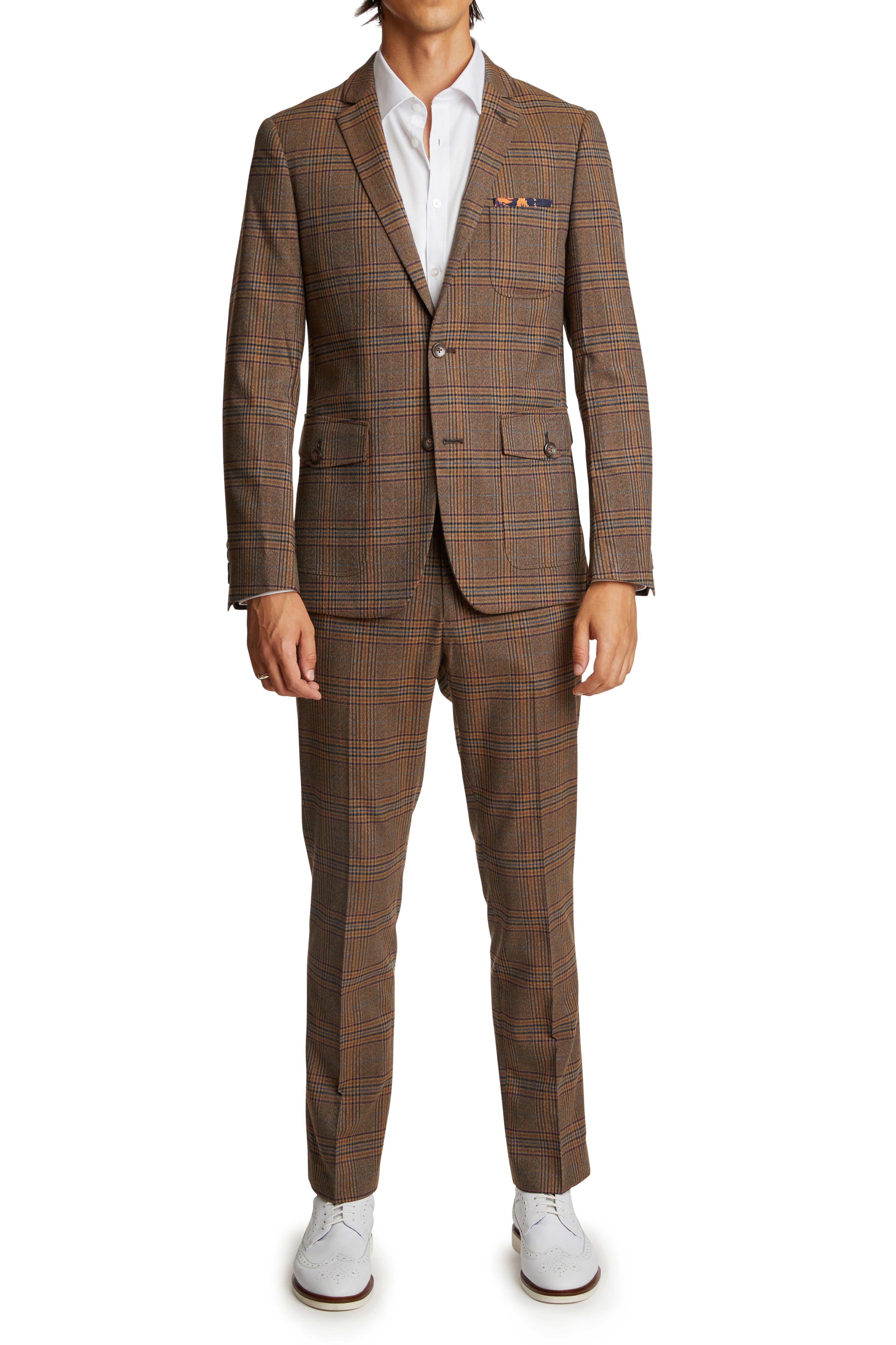 Bromley Notch Jacket - slim - English Plaid