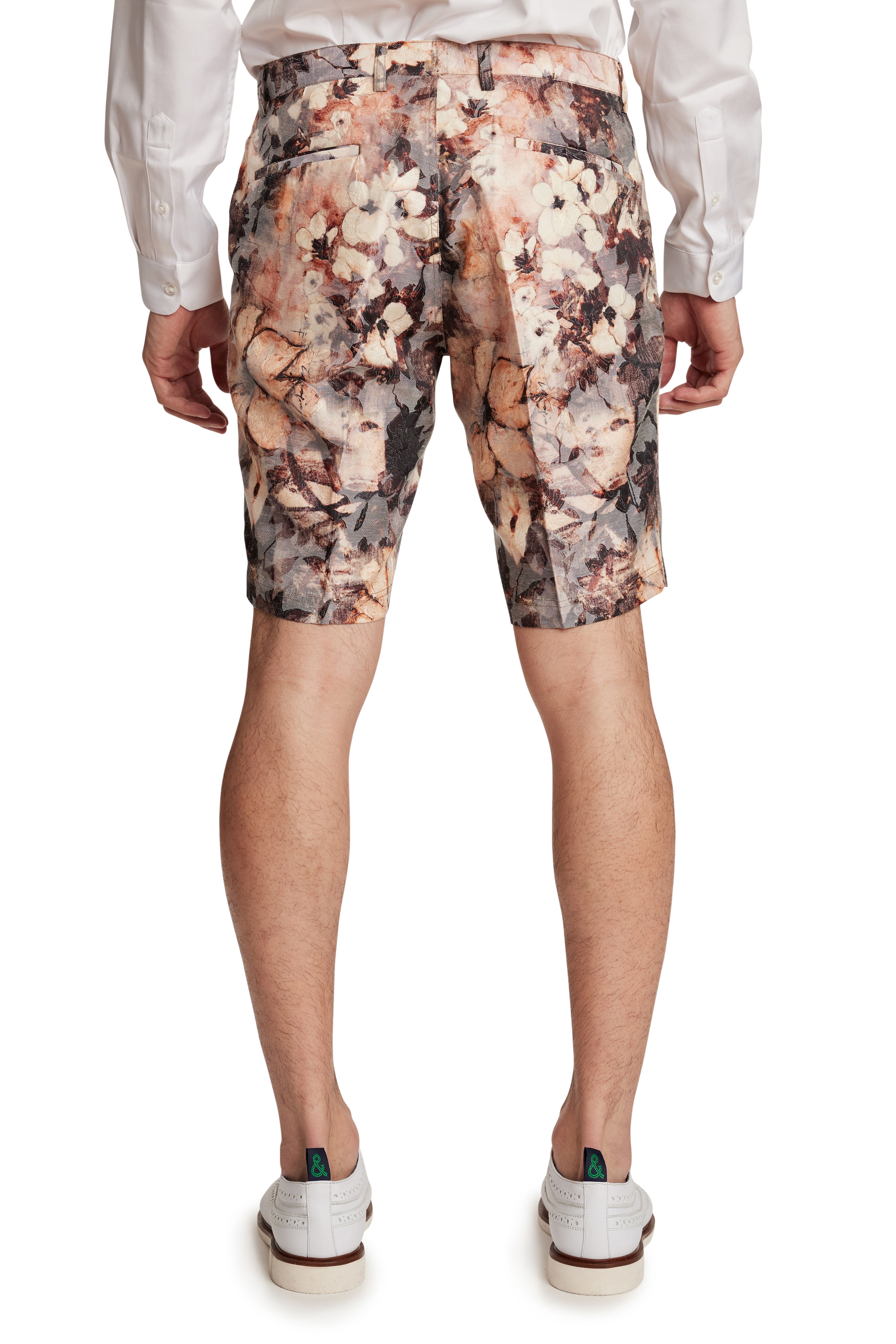 Felix Shorts - slim - Brwn Cream Floral