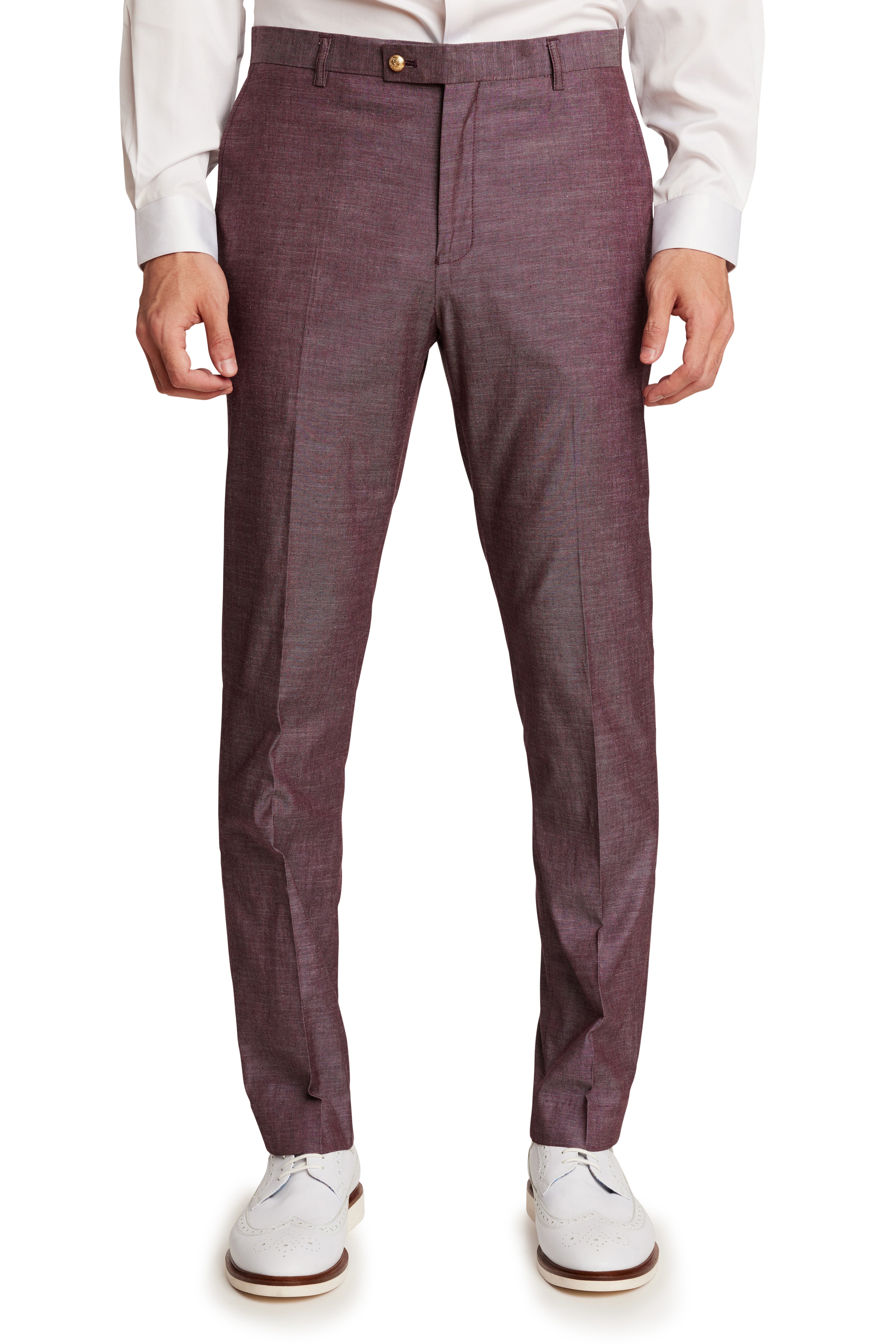 Downing Pants - slim - Mulberry