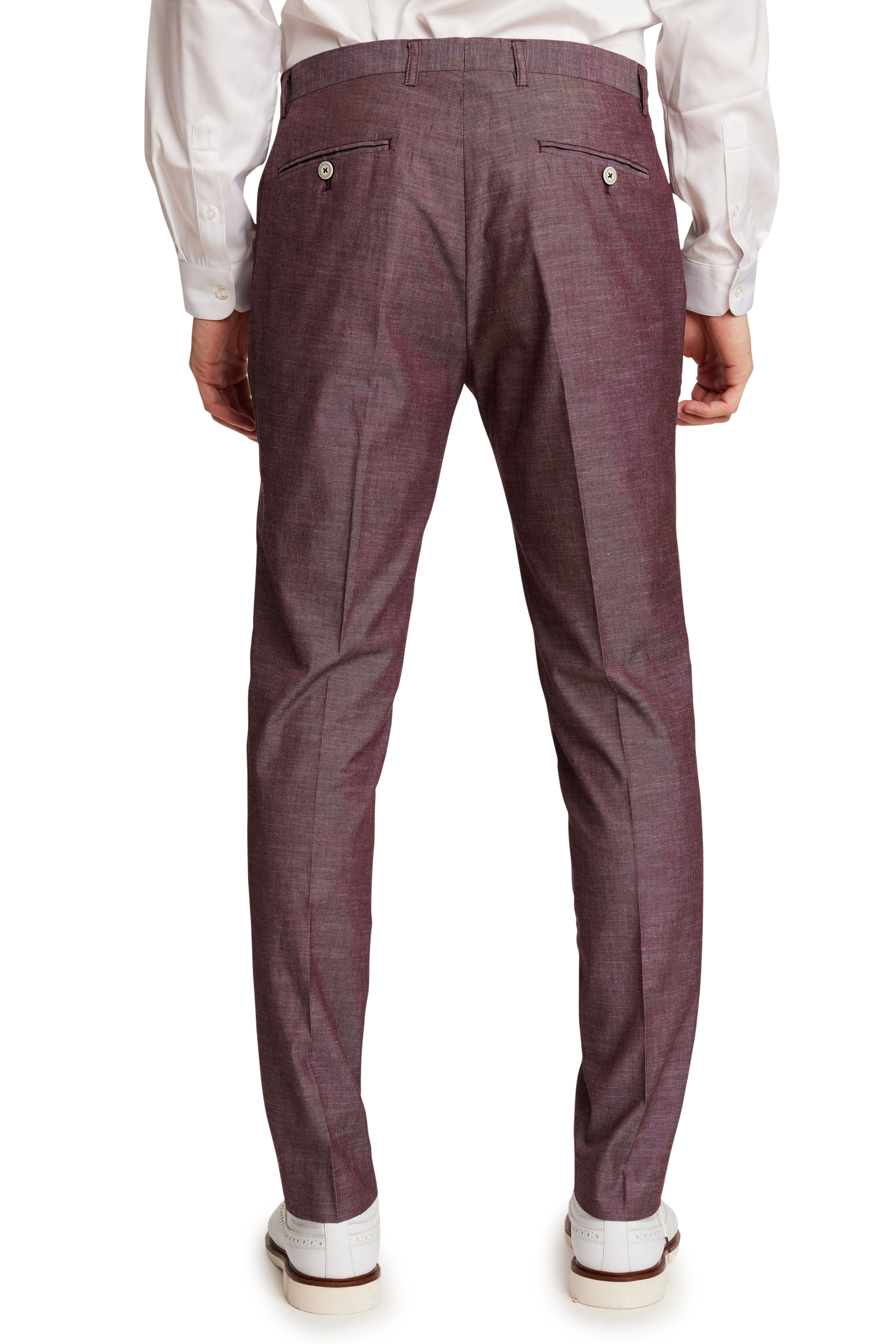 Downing Pants - slim - Mulberry