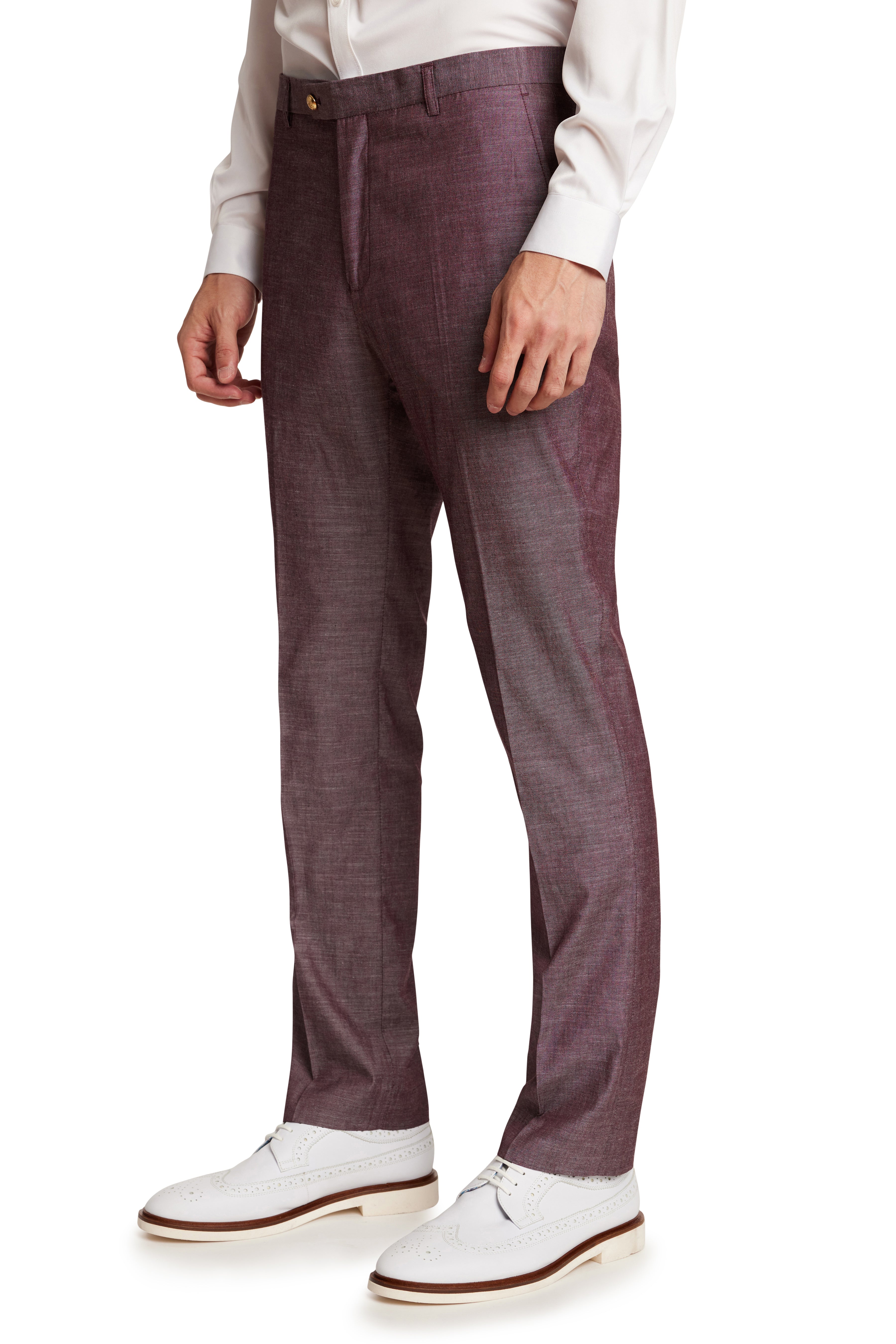 Downing Pants - slim - Mulberry