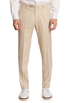  Downing Pants - slim - Natural Blue Pinstripe