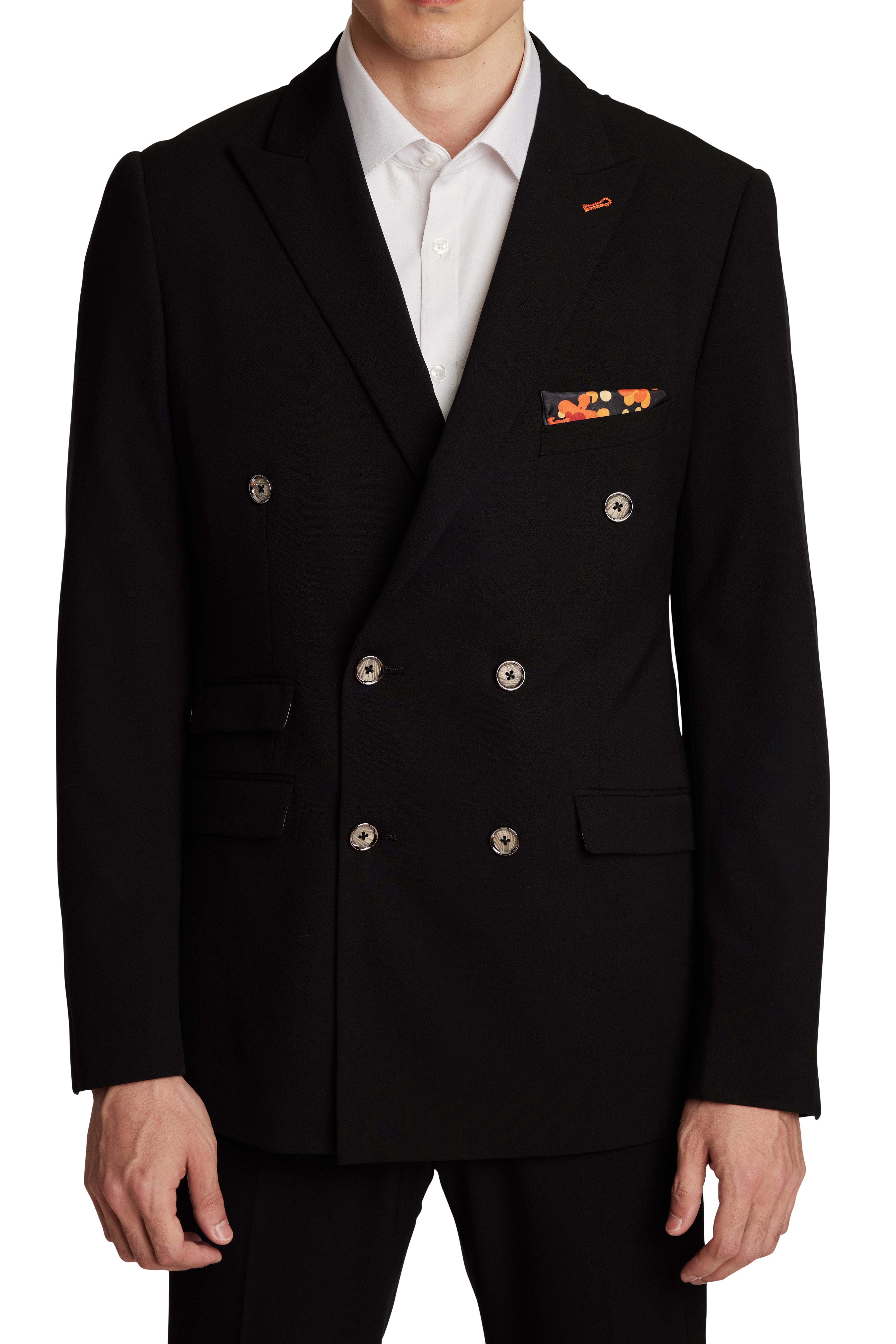 Fleet DB Peak Jacket - slim - Jet Black