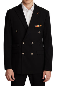  Fleet DB Peak Jacket - slim - Jet Black