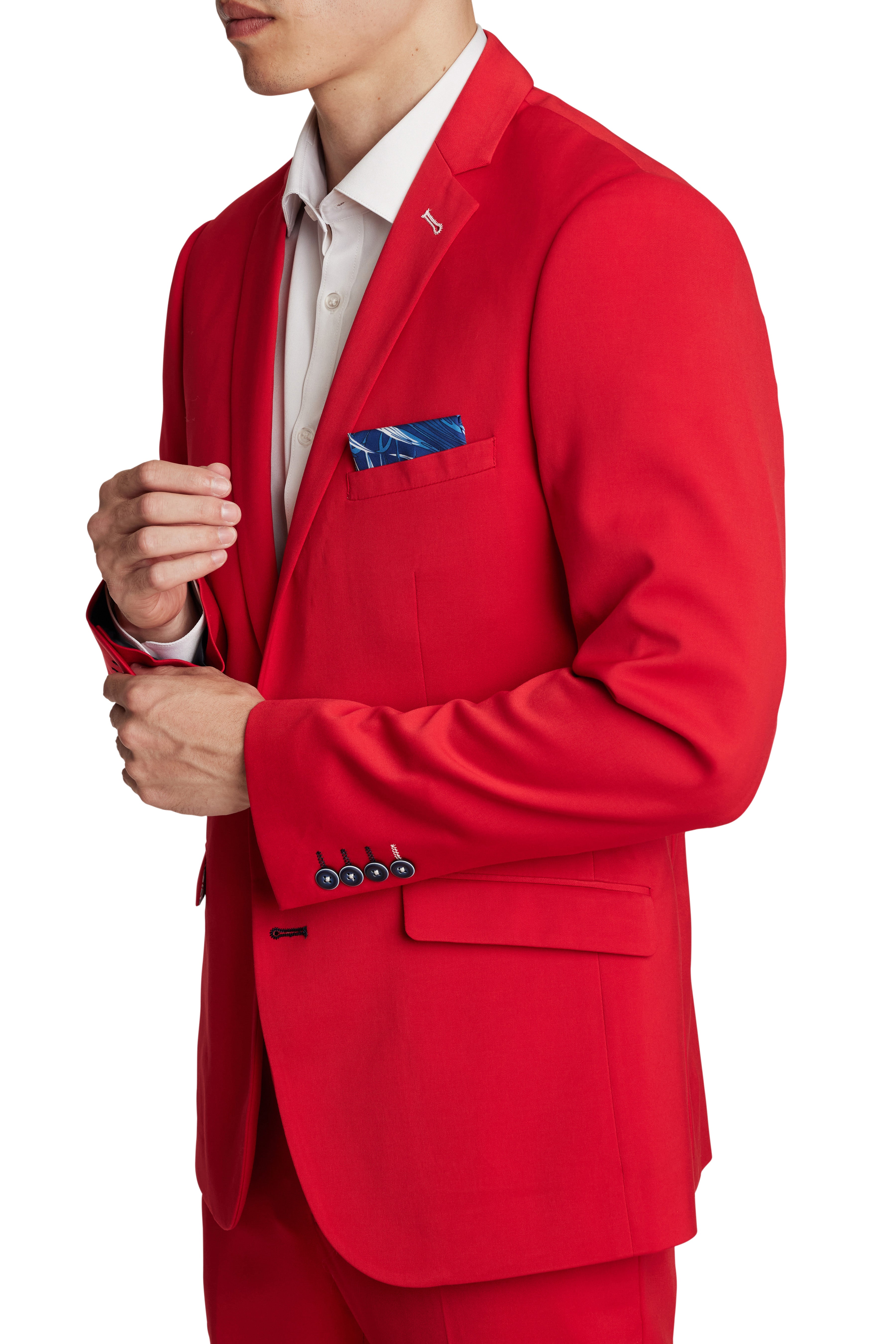 Dover Notch Jacket - slim - Hot Rod Red