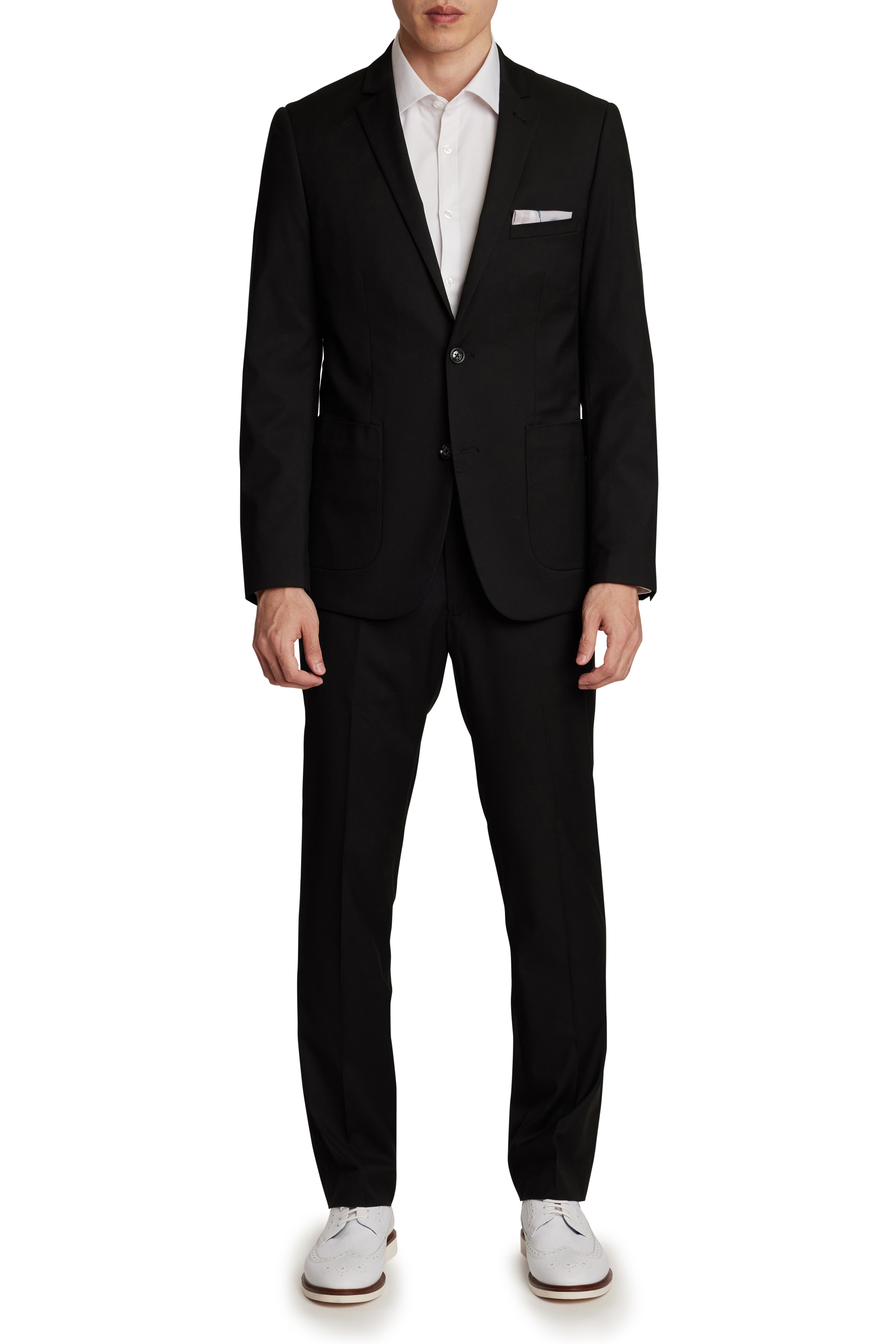 Downing Pants - slim - Simply Black