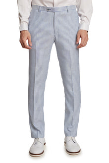  Downing Pants - slim - Blue White Stripe
