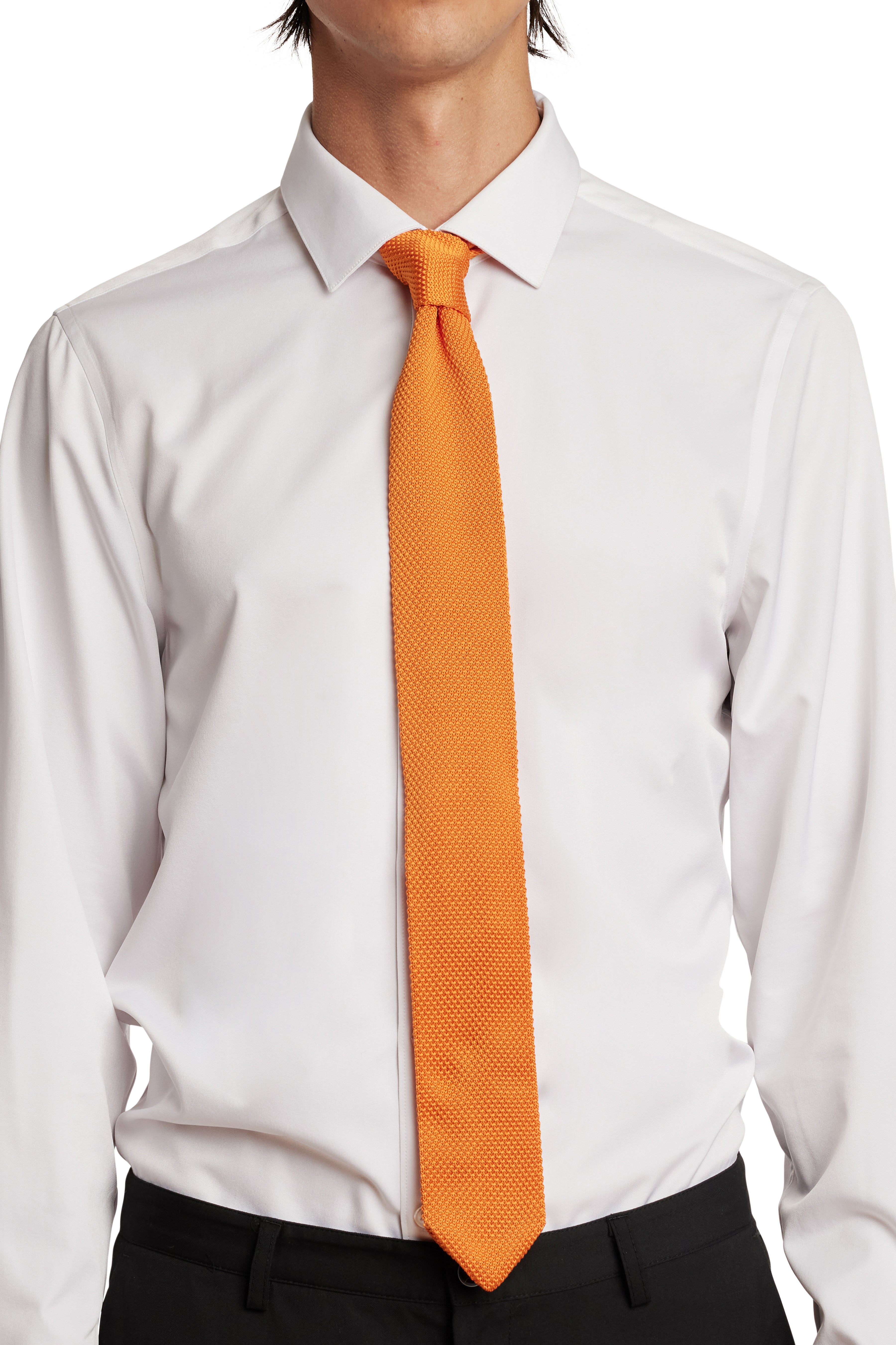 Stanley Knit Tie - Mandarin