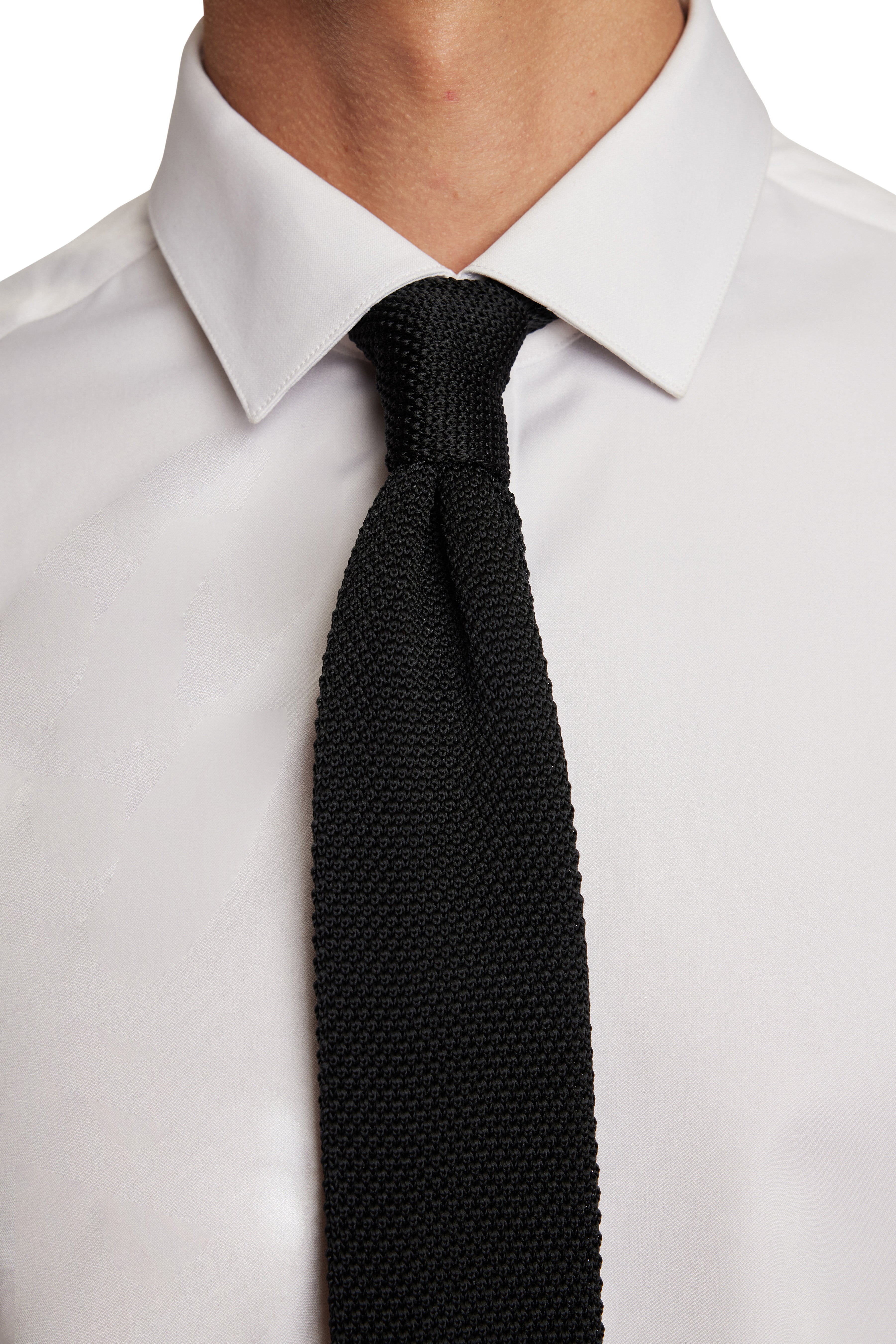 Stanley Knit Tie - Coal Black