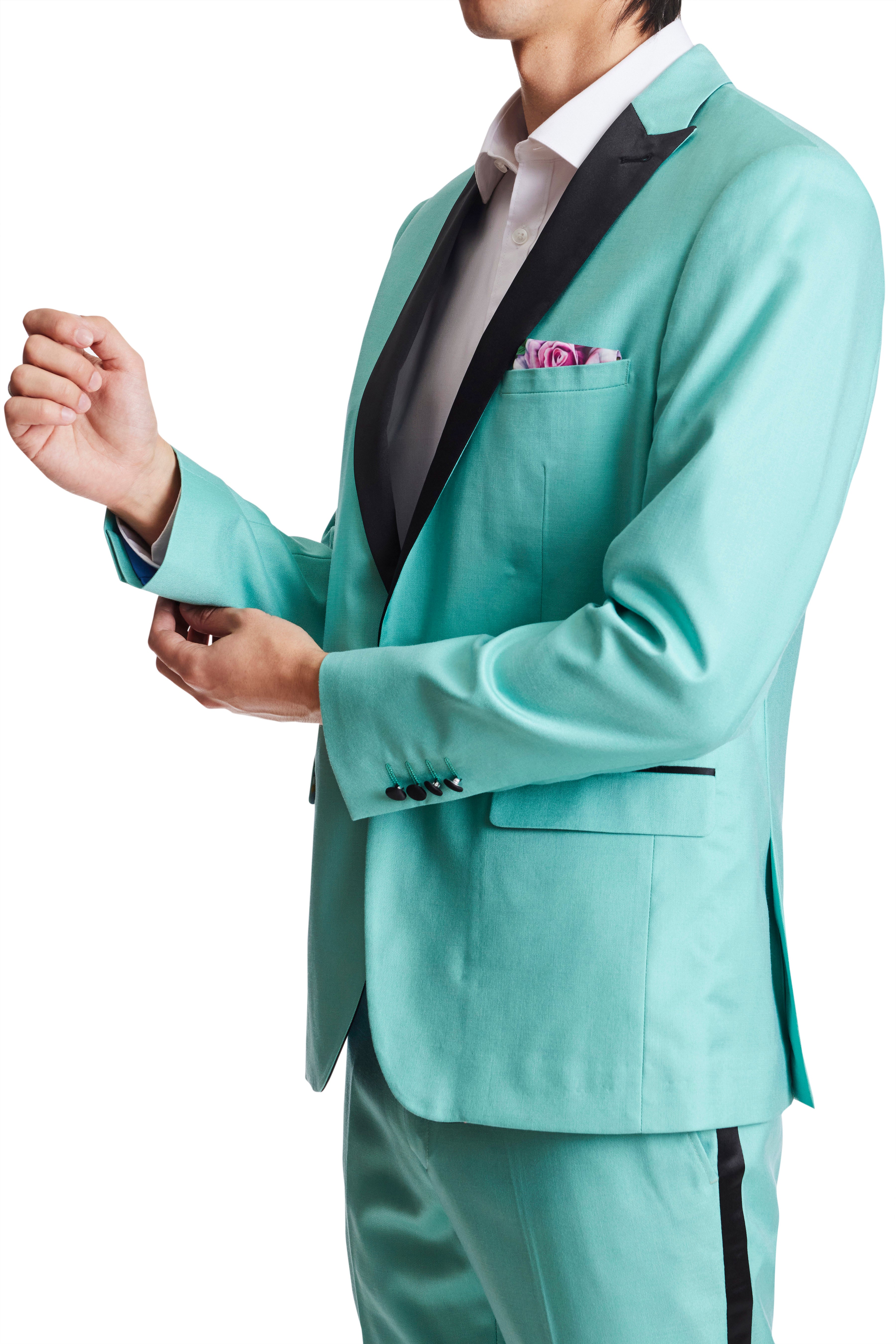 Grosvenor Peak Tux Jacket - slim - Minted Green