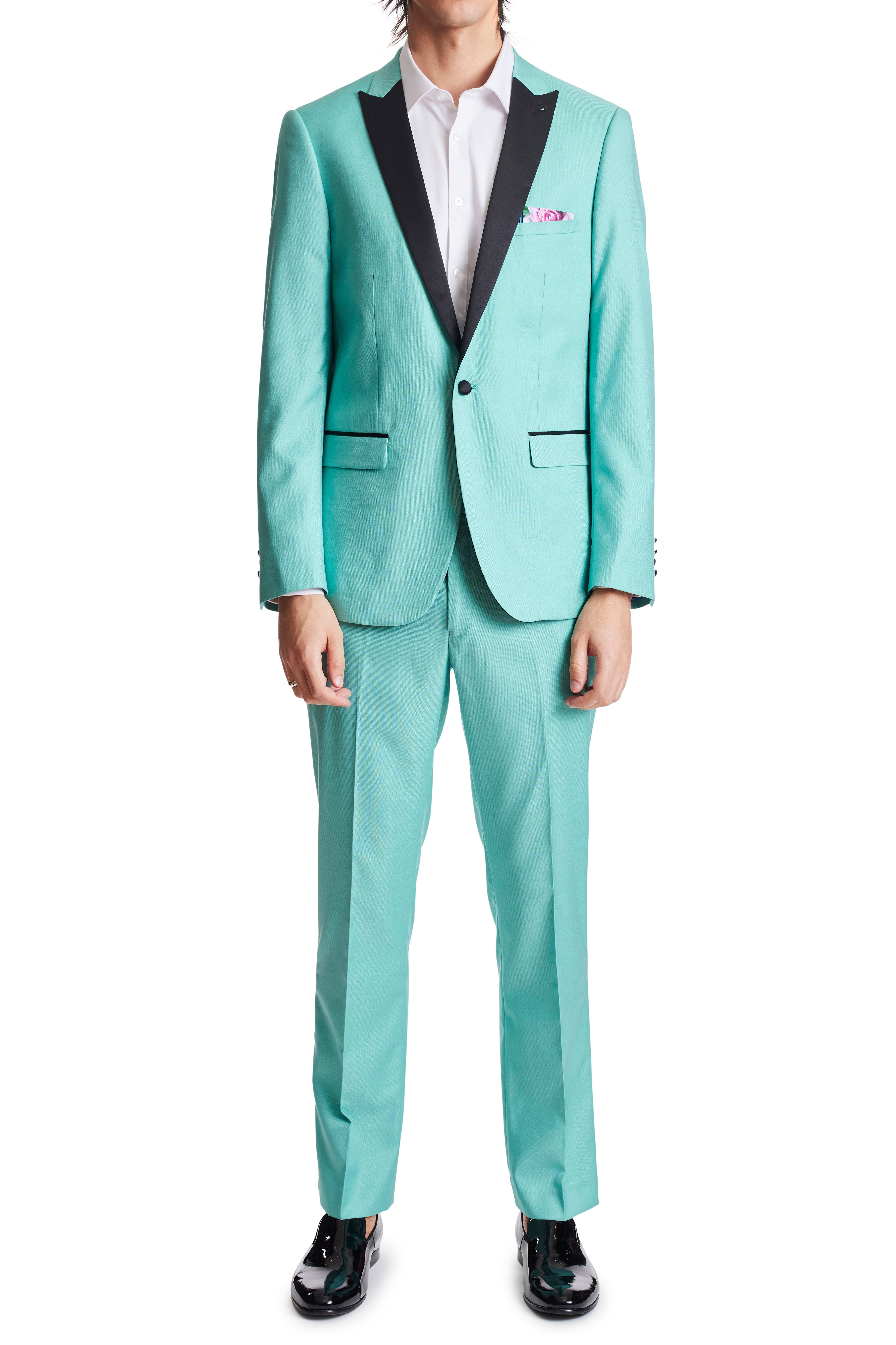 Grosvenor Peak Tux Jacket - slim - Minted Green