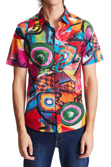  Soleil S/S Shirt - Red Multi