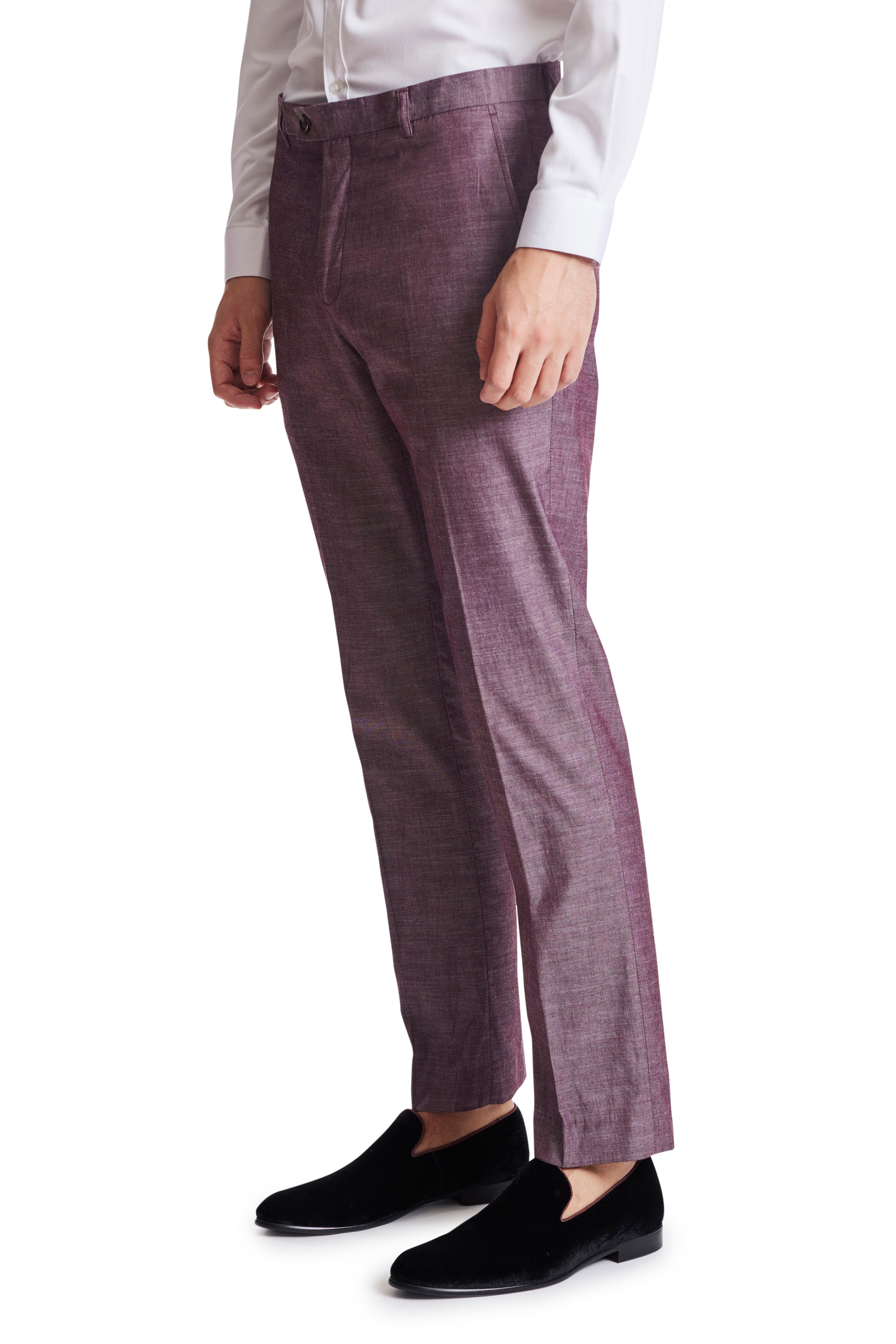 Downing Pants - slim - Mulberry