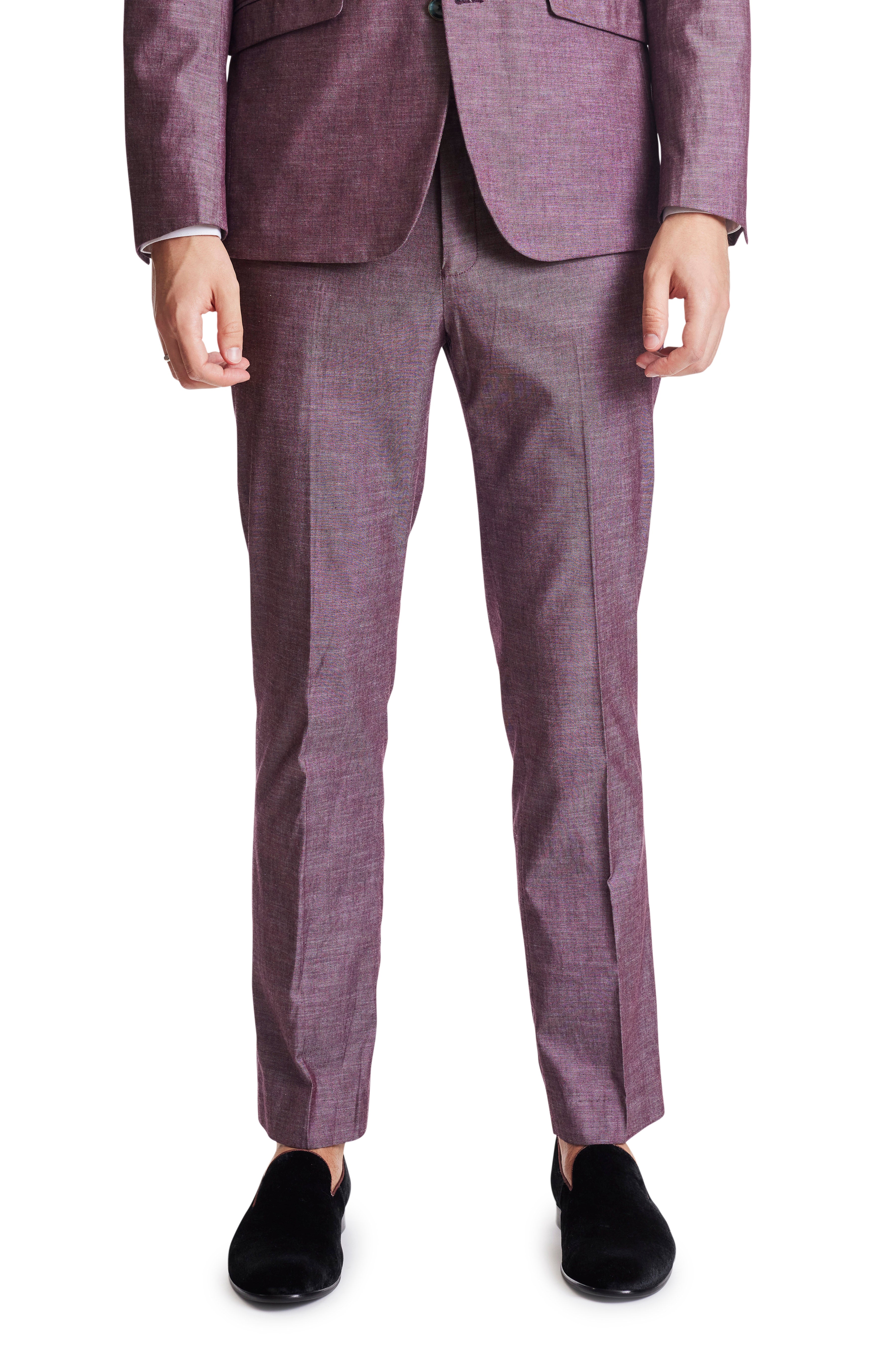 Downing Pants - slim - Mulberry