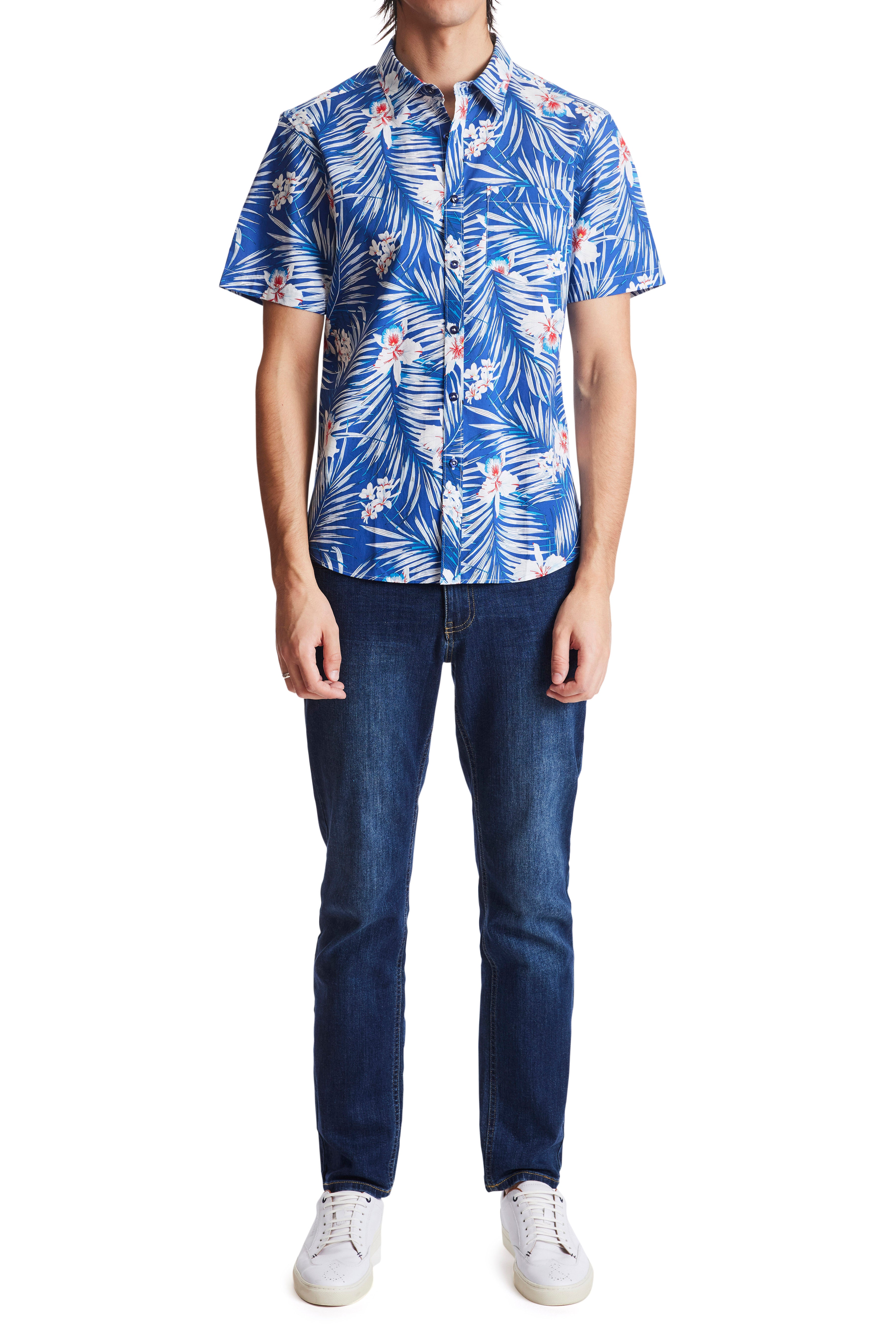 Soleil S/S Shirt - Hawaiian Floral