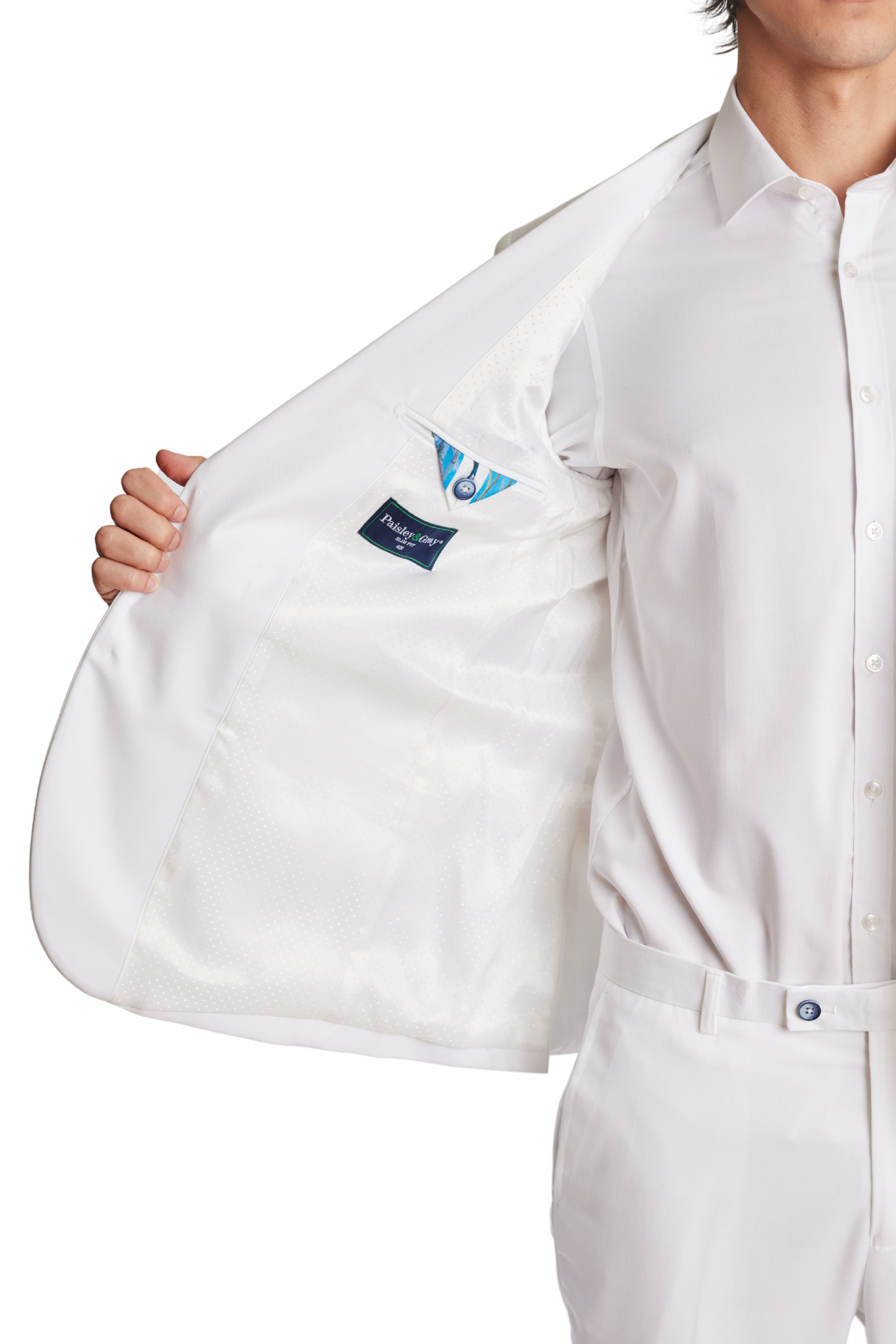 dover notch jacket - slim - new white