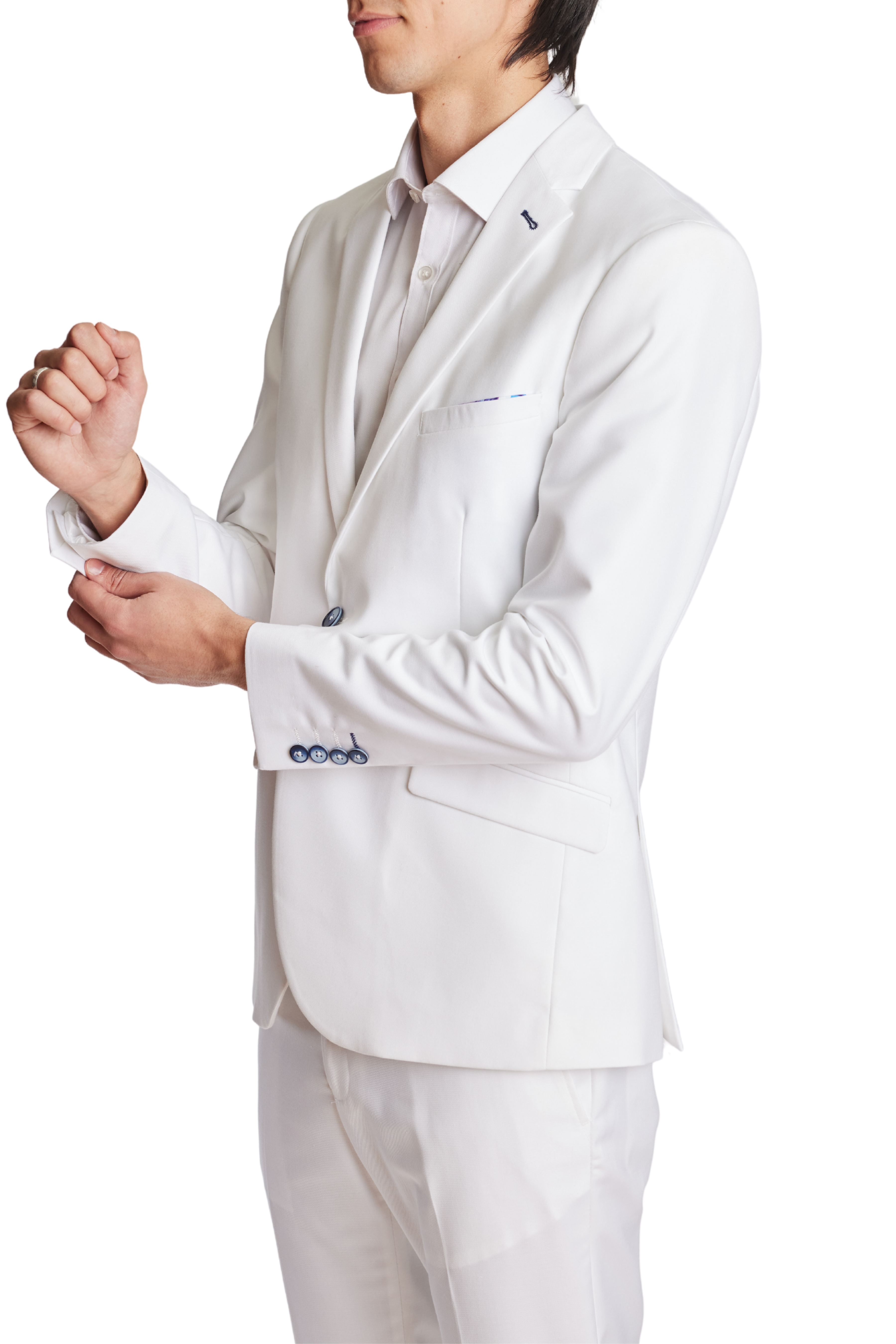 dover notch jacket - slim - new white