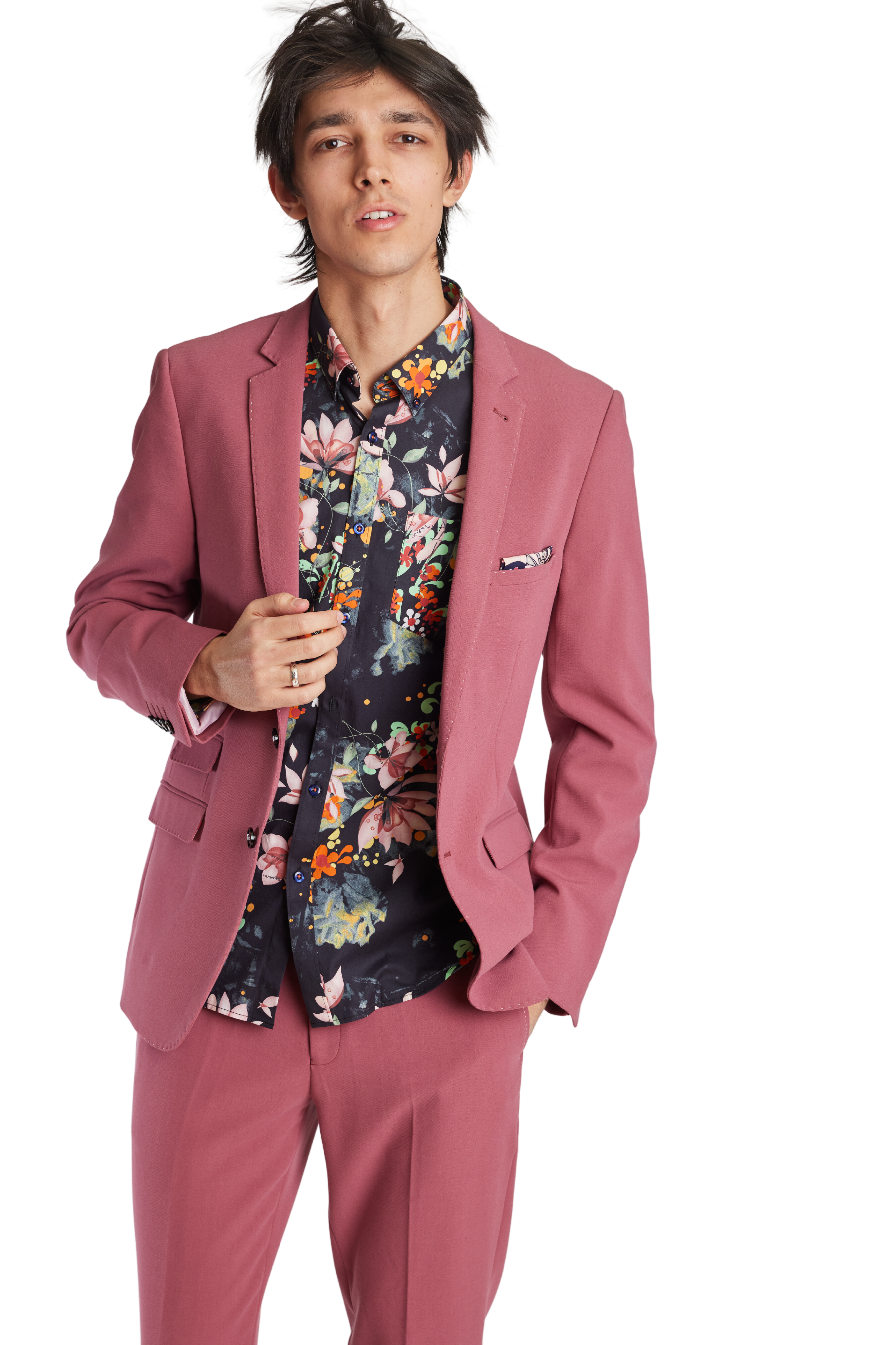 Brian Button Down Shirt - Black Multi